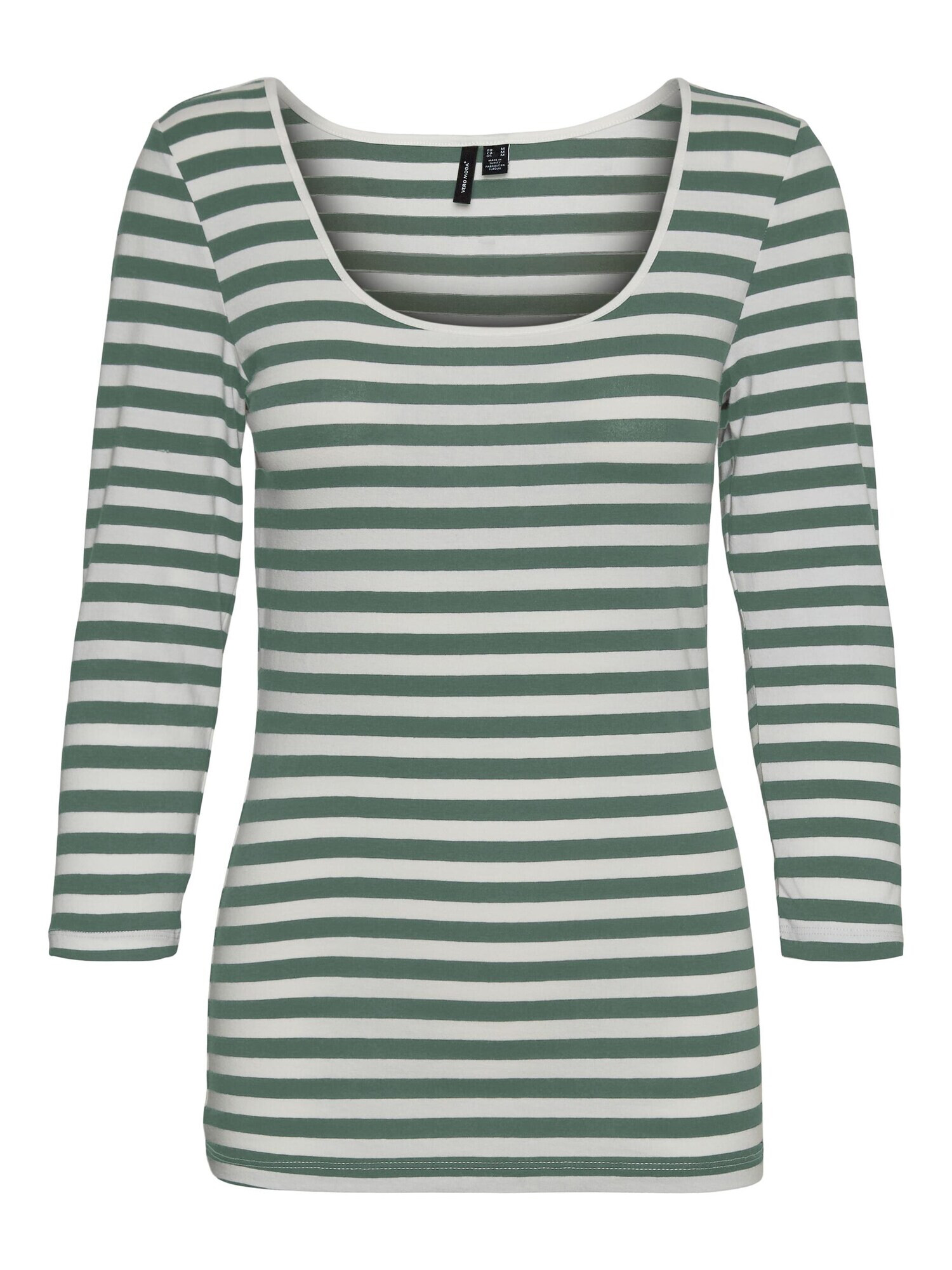 VERO MODA Tricou 'Sailor Sabbi' kaki / alb - Pled.ro