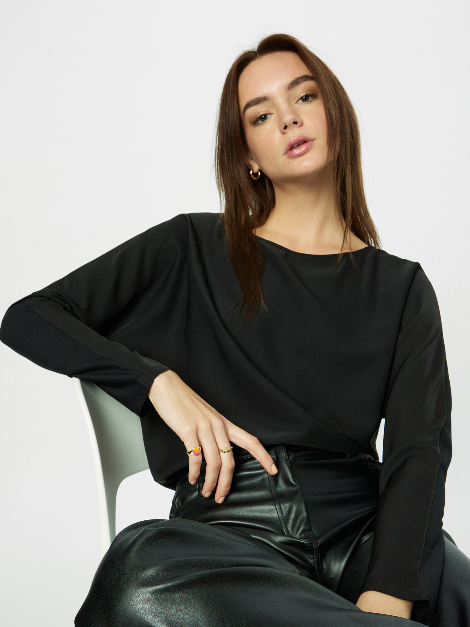 VERO MODA Tricou 'SANDRA' negru - Pled.ro