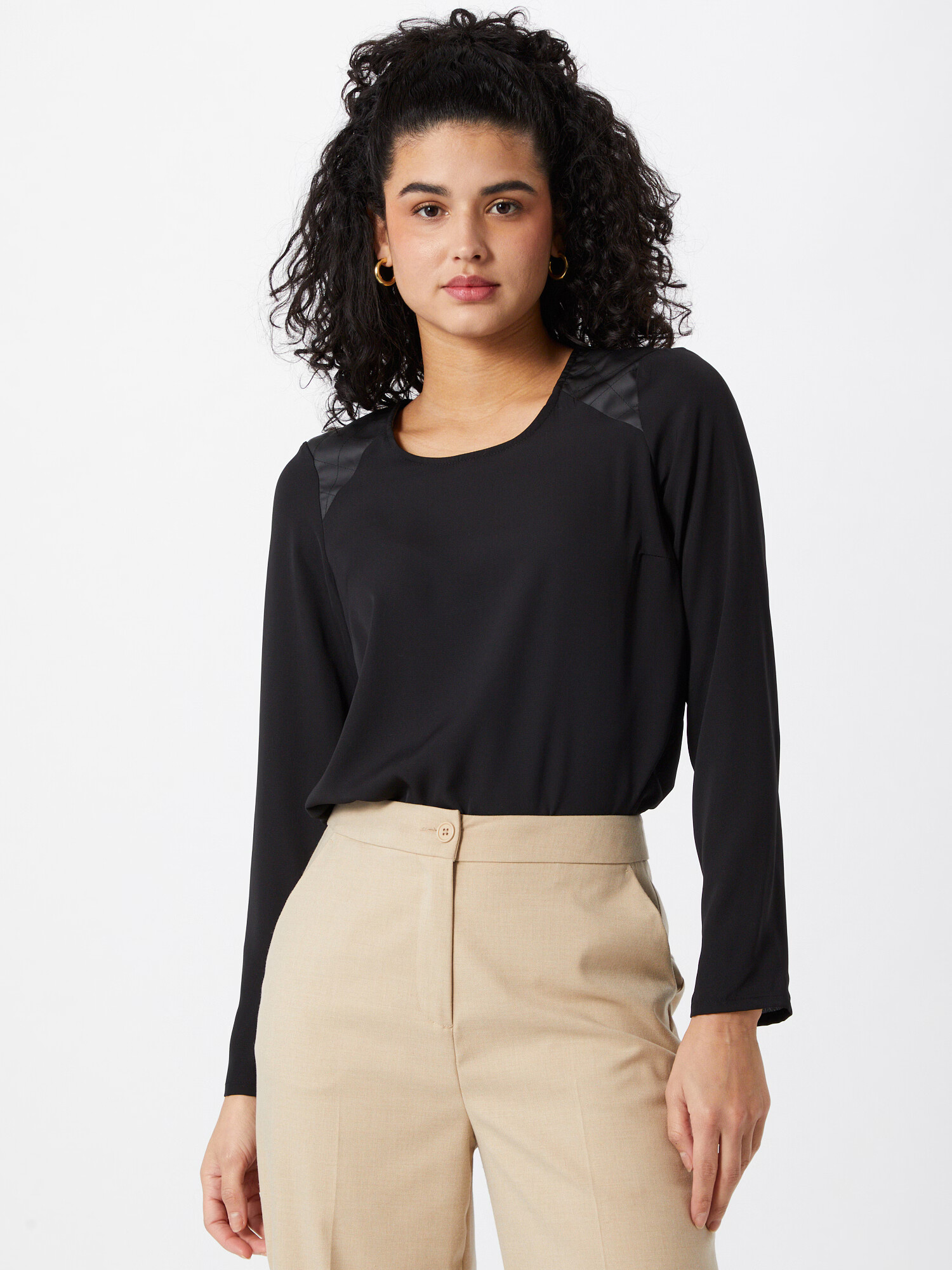 VERO MODA Tricou 'SERENA' negru - Pled.ro