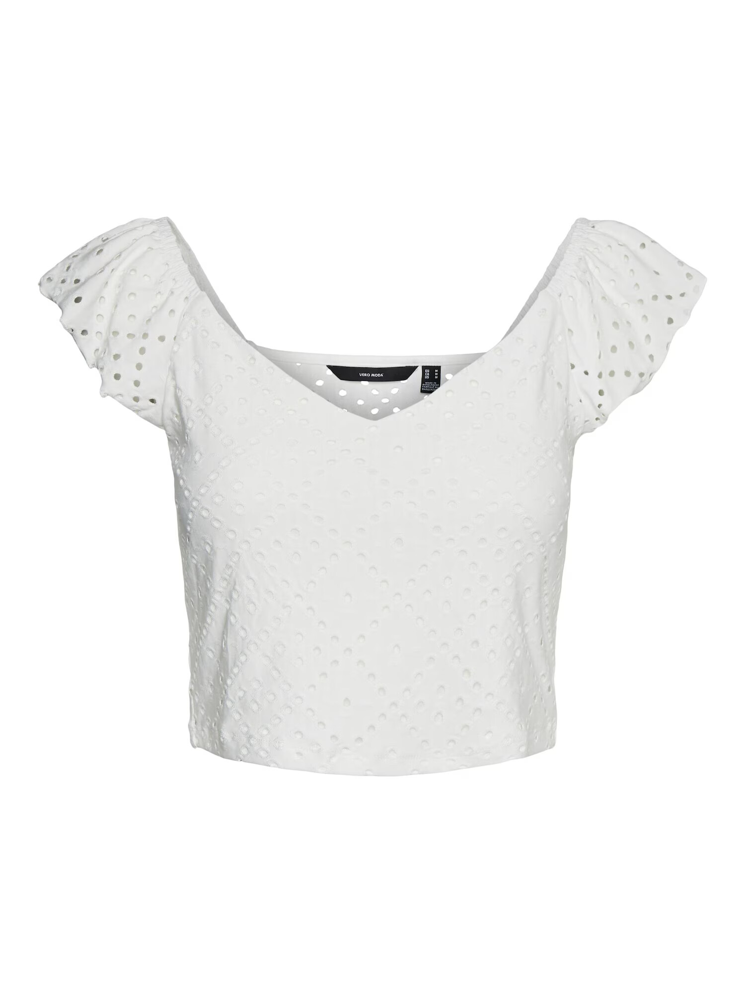 VERO MODA Tricou 'Tassa' alb - Pled.ro