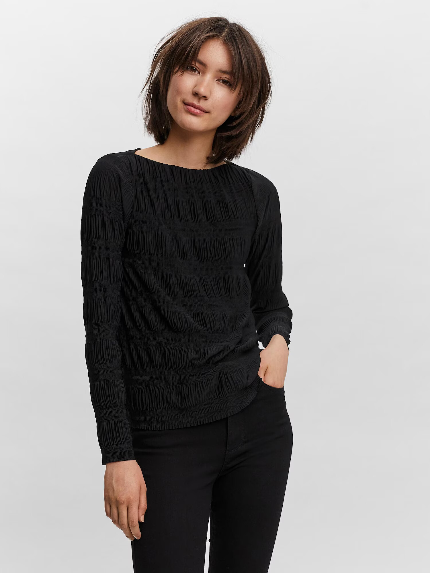 VERO MODA Tricou 'Ulrikka' negru - Pled.ro