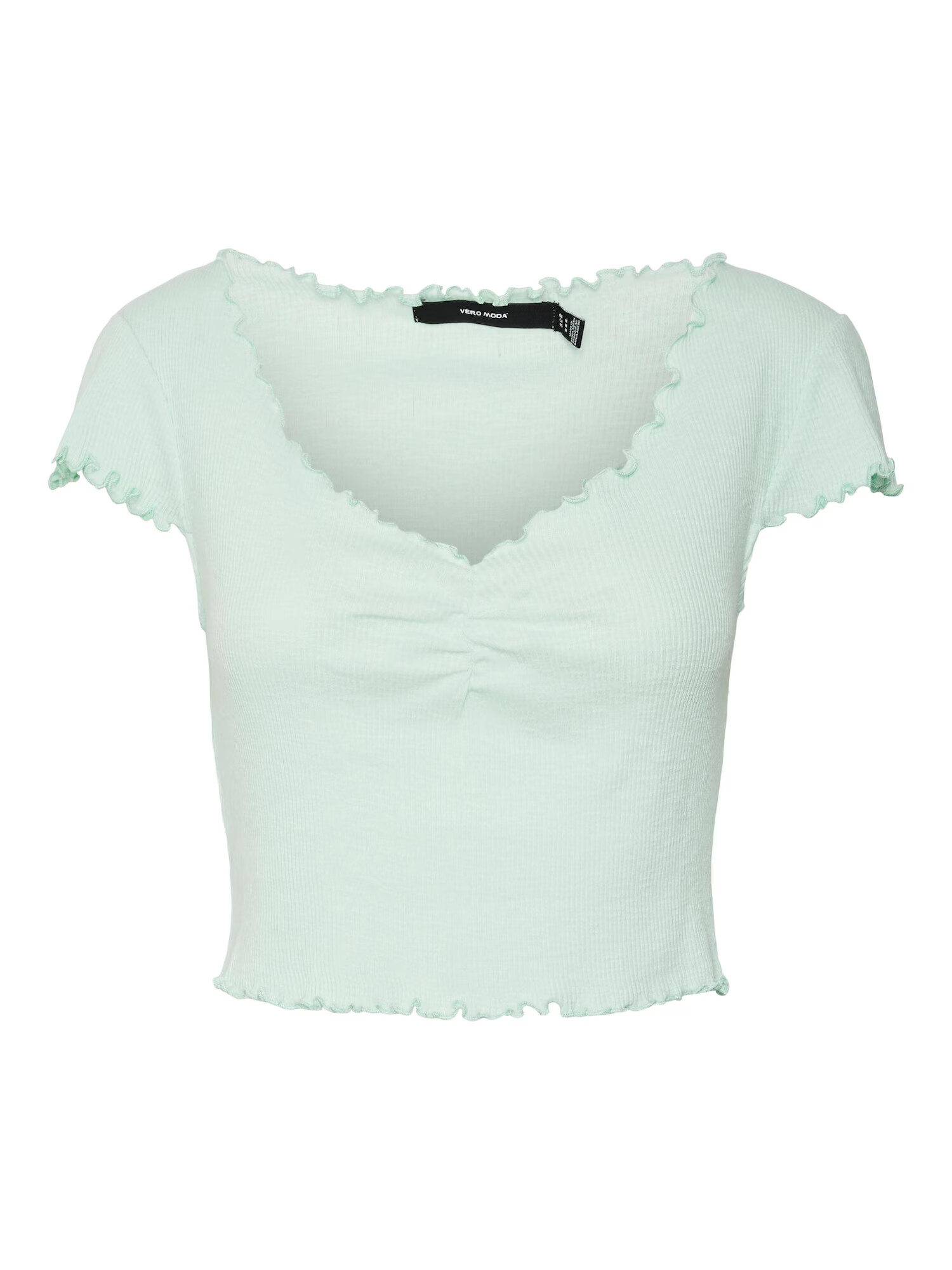 VERO MODA Tricou verde mentă - Pled.ro