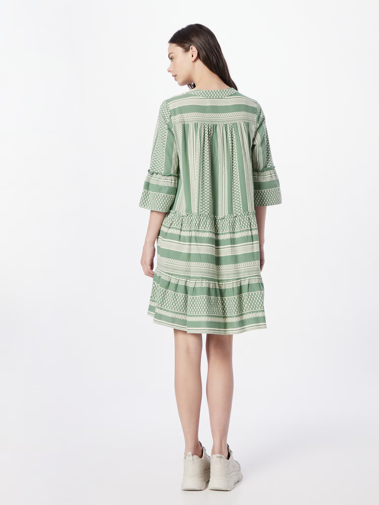 VERO MODA Rochie tip bluză 'Dicthe' bej / verde - Pled.ro