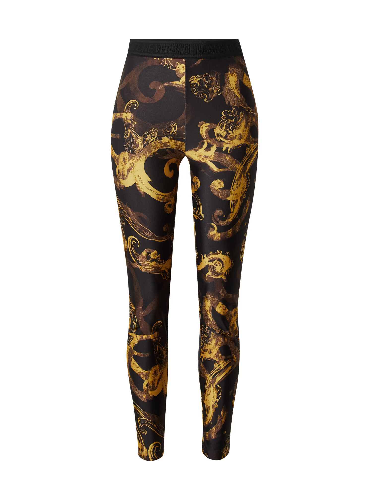 Versace Jeans Couture Leggings maro / galben / negru - Pled.ro