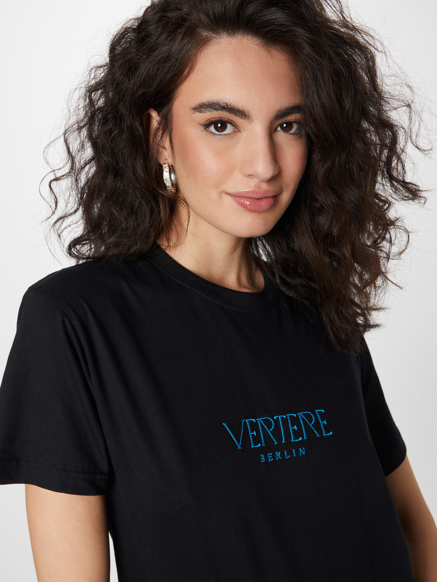 Vertere Berlin Tricou azuriu / negru - Pled.ro