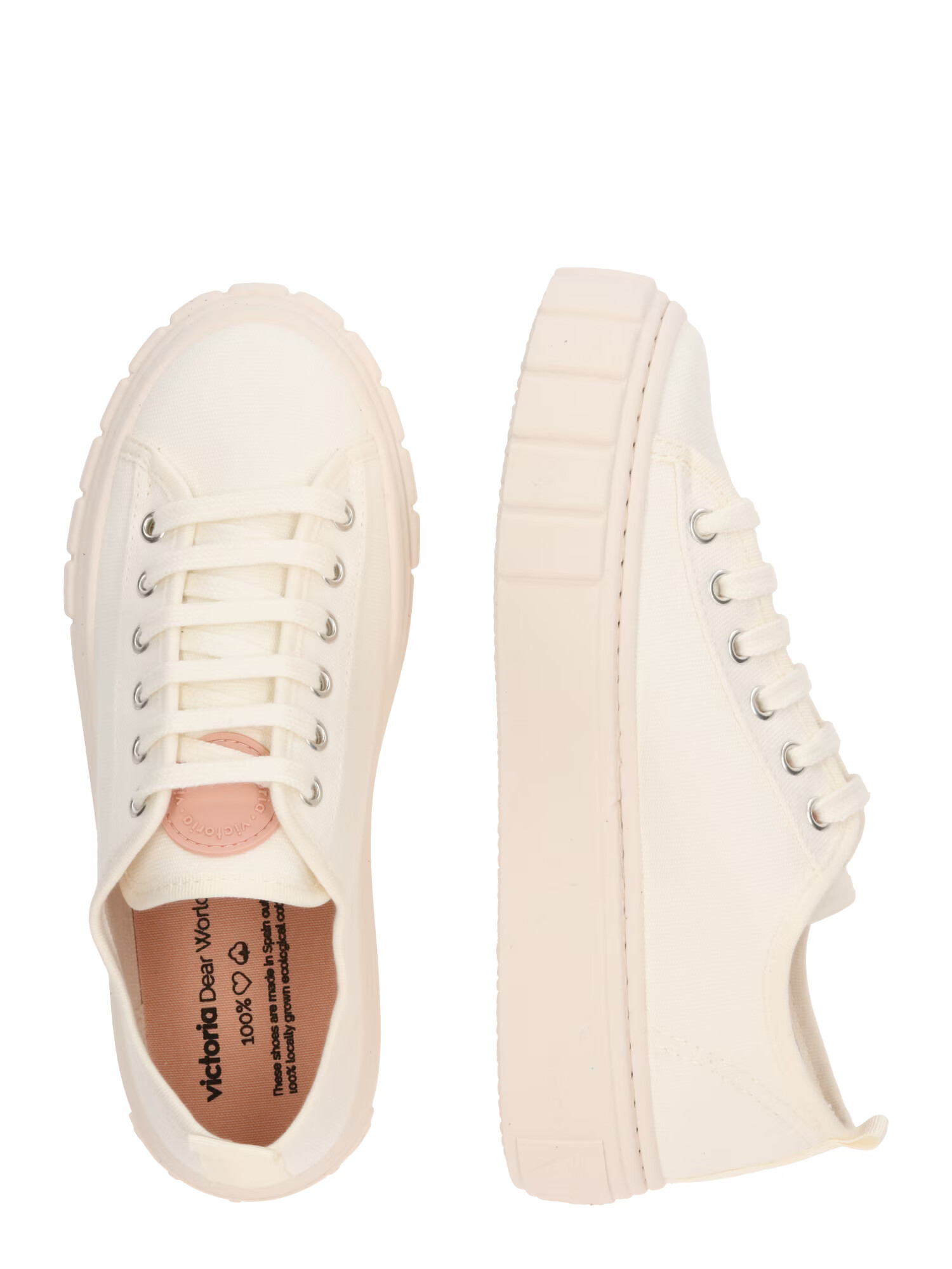 VICTORIA Sneaker low 'ABRIL' bej - Pled.ro