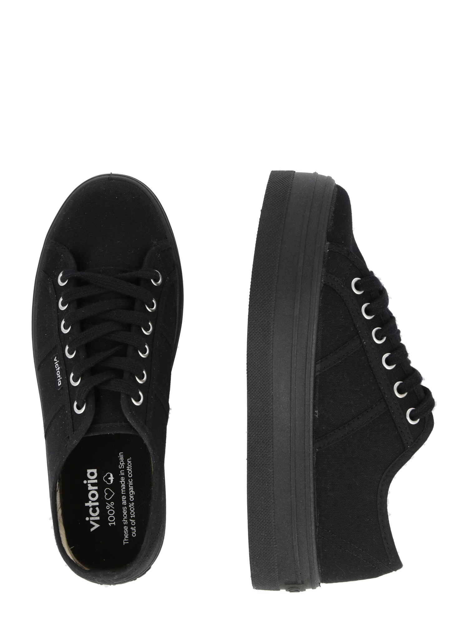 VICTORIA Sneaker low 'Barcelona' negru - Pled.ro