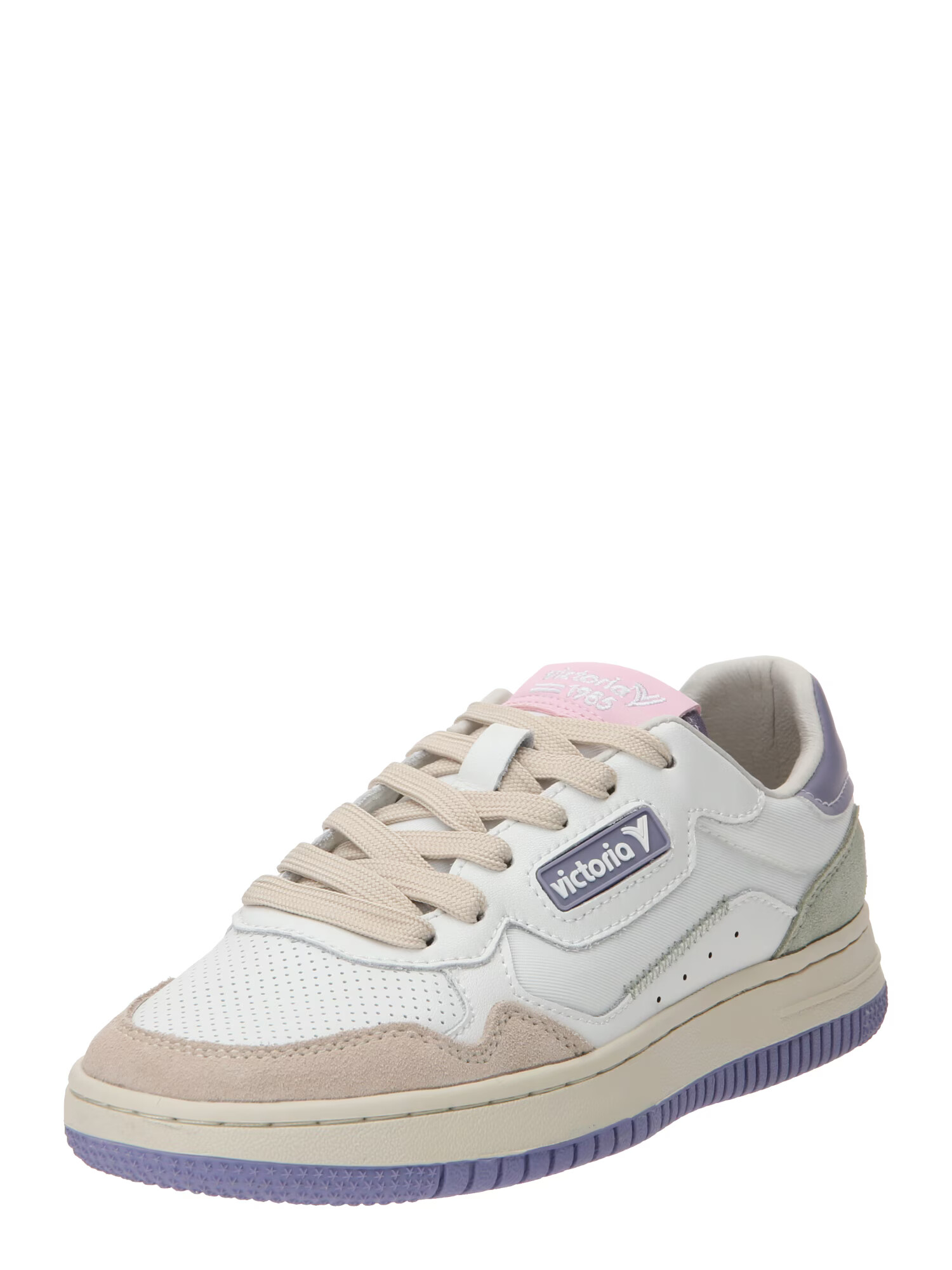 VICTORIA Sneaker low bej / lila / roz / alb - Pled.ro