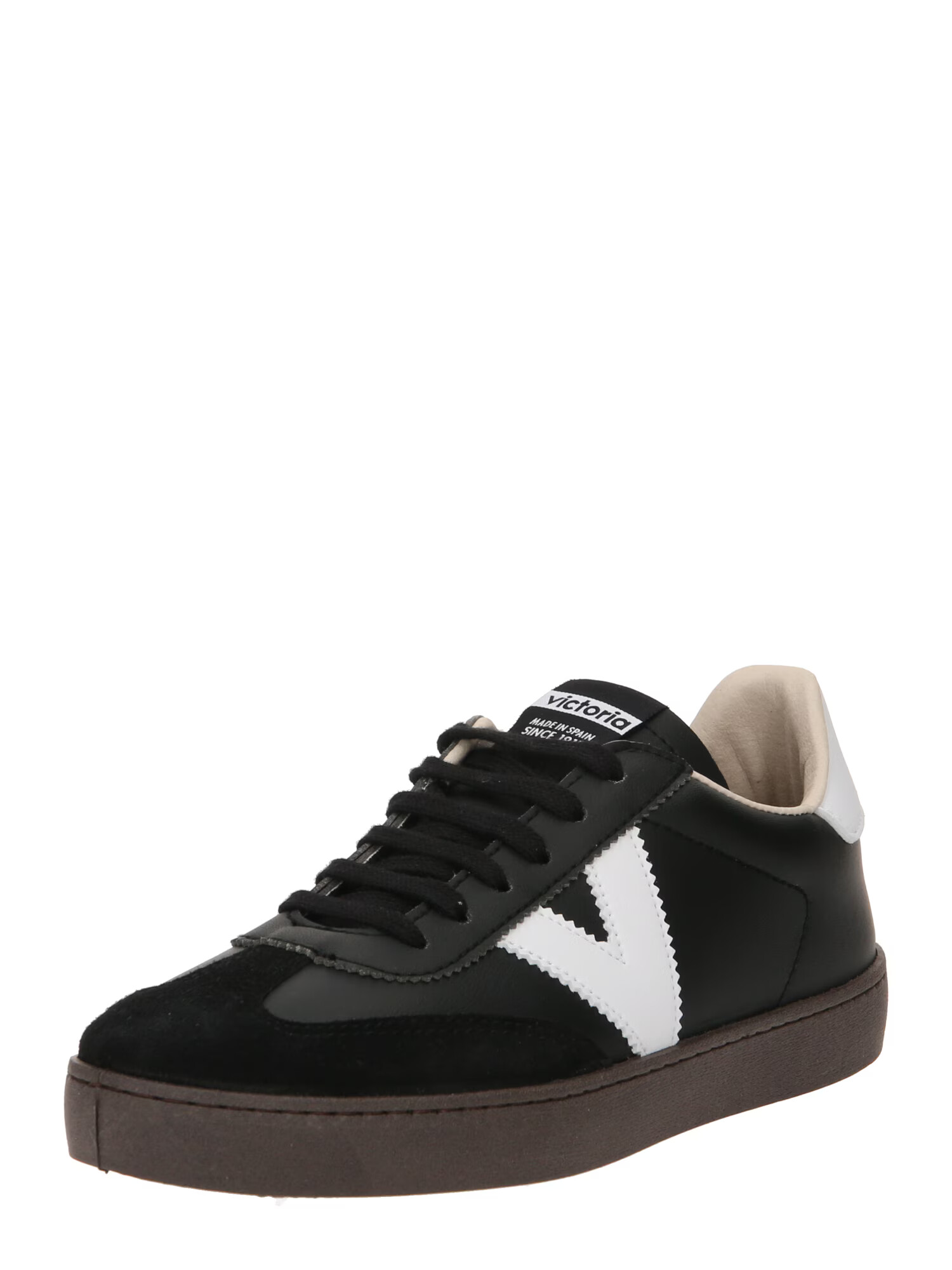 VICTORIA Sneaker low 'BERLIN' negru / alb - Pled.ro