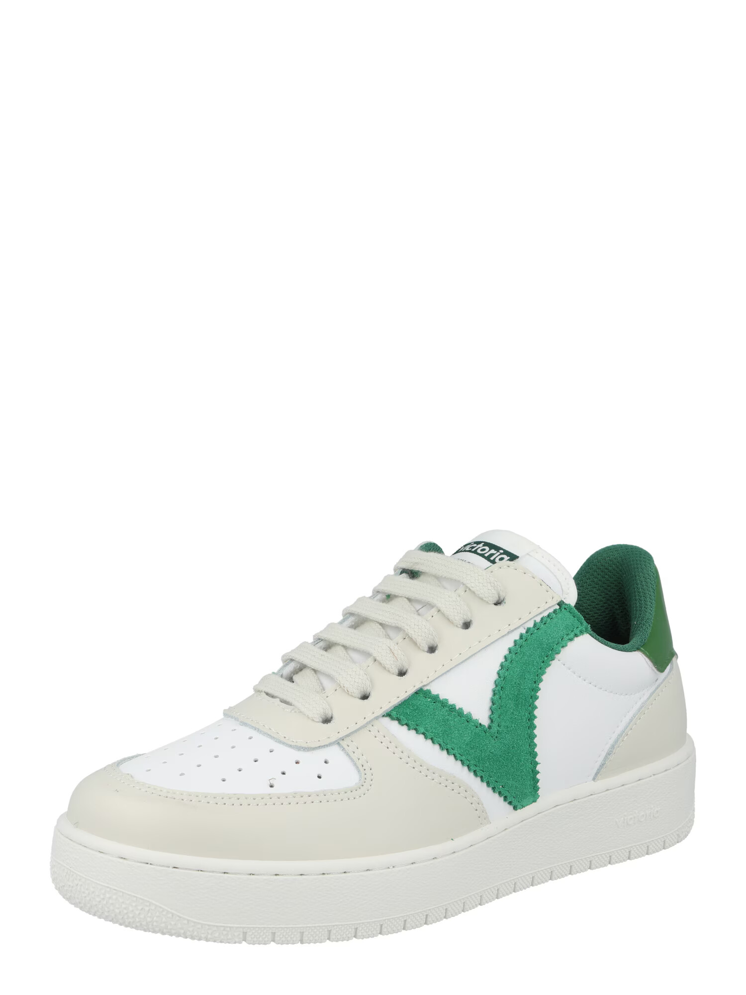 VICTORIA Sneaker low 'MADRID' bej / verde / alb - Pled.ro