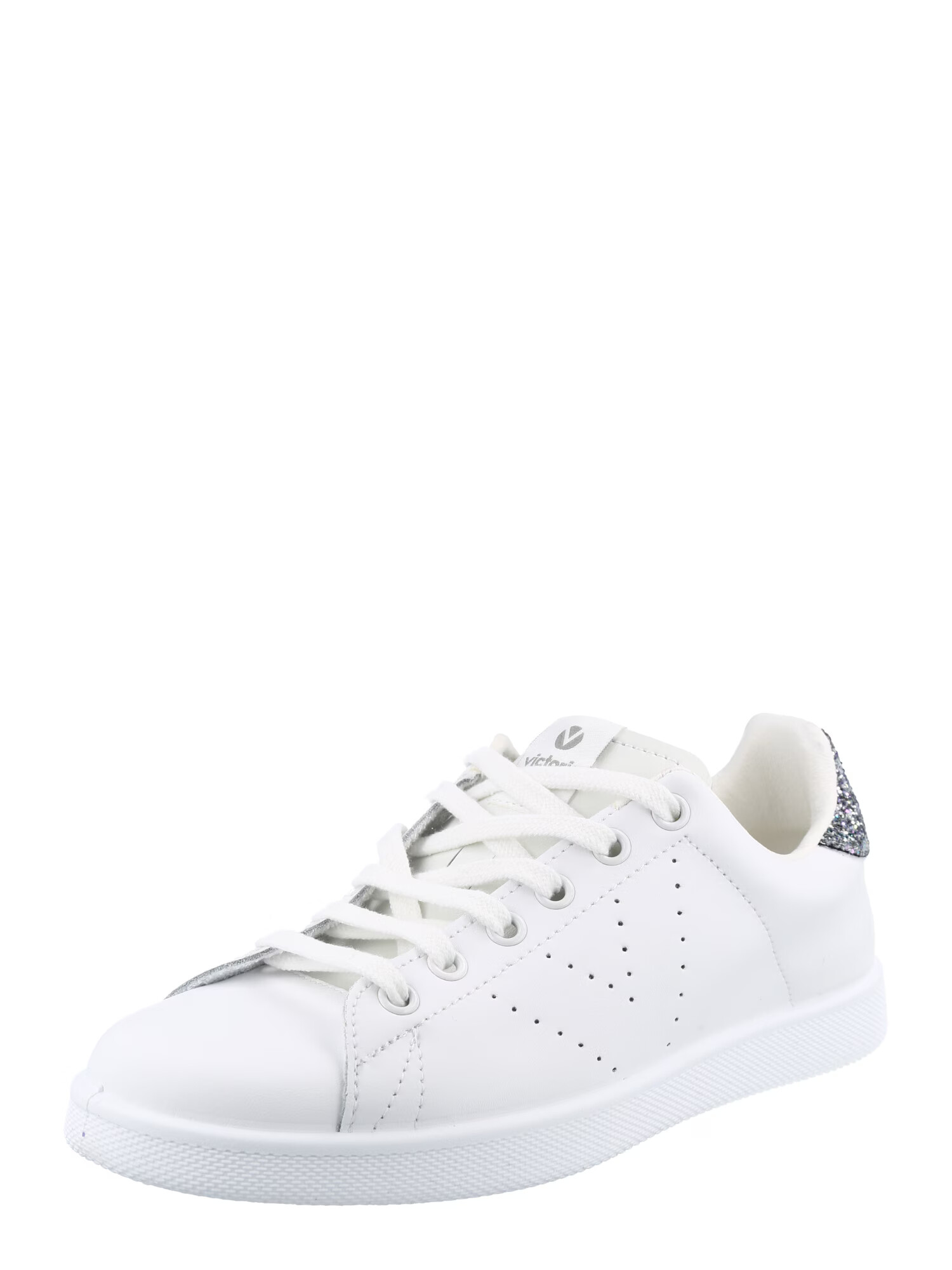 VICTORIA Sneaker low 'TENIS' argintiu / alb - Pled.ro