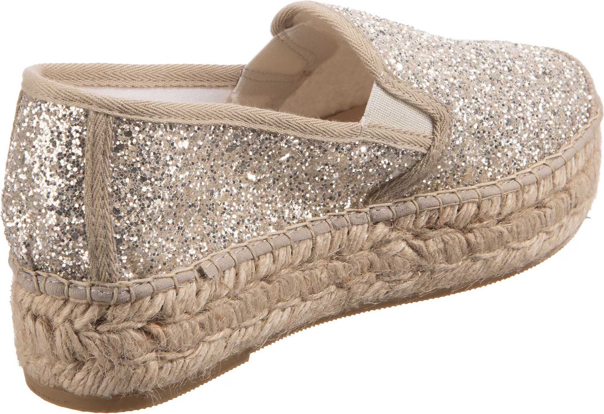 Vidorreta Espadrile brocart / auriu - Pled.ro