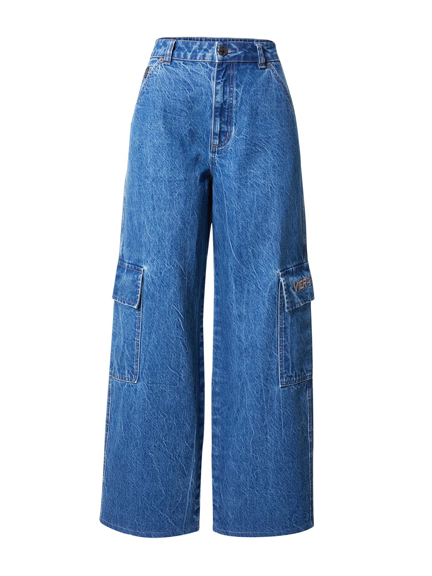 VIERVIER Jeans 'Bianca' albastru denim - Pled.ro