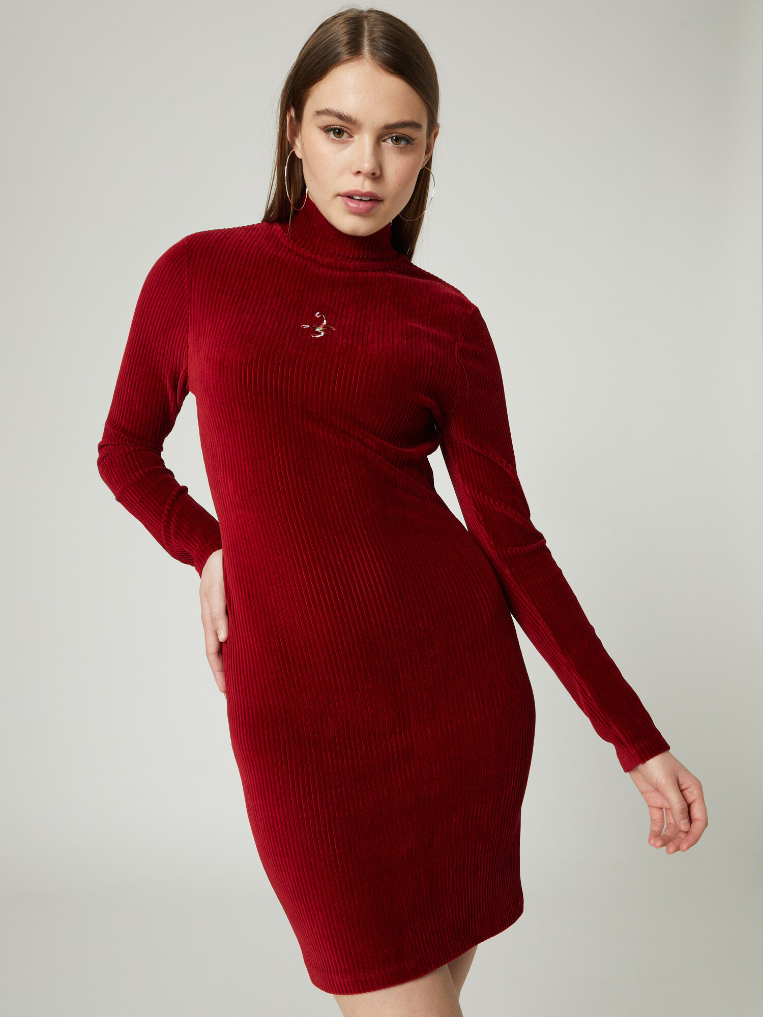 VIERVIER Rochie 'Alea' roșu bordeaux - Pled.ro