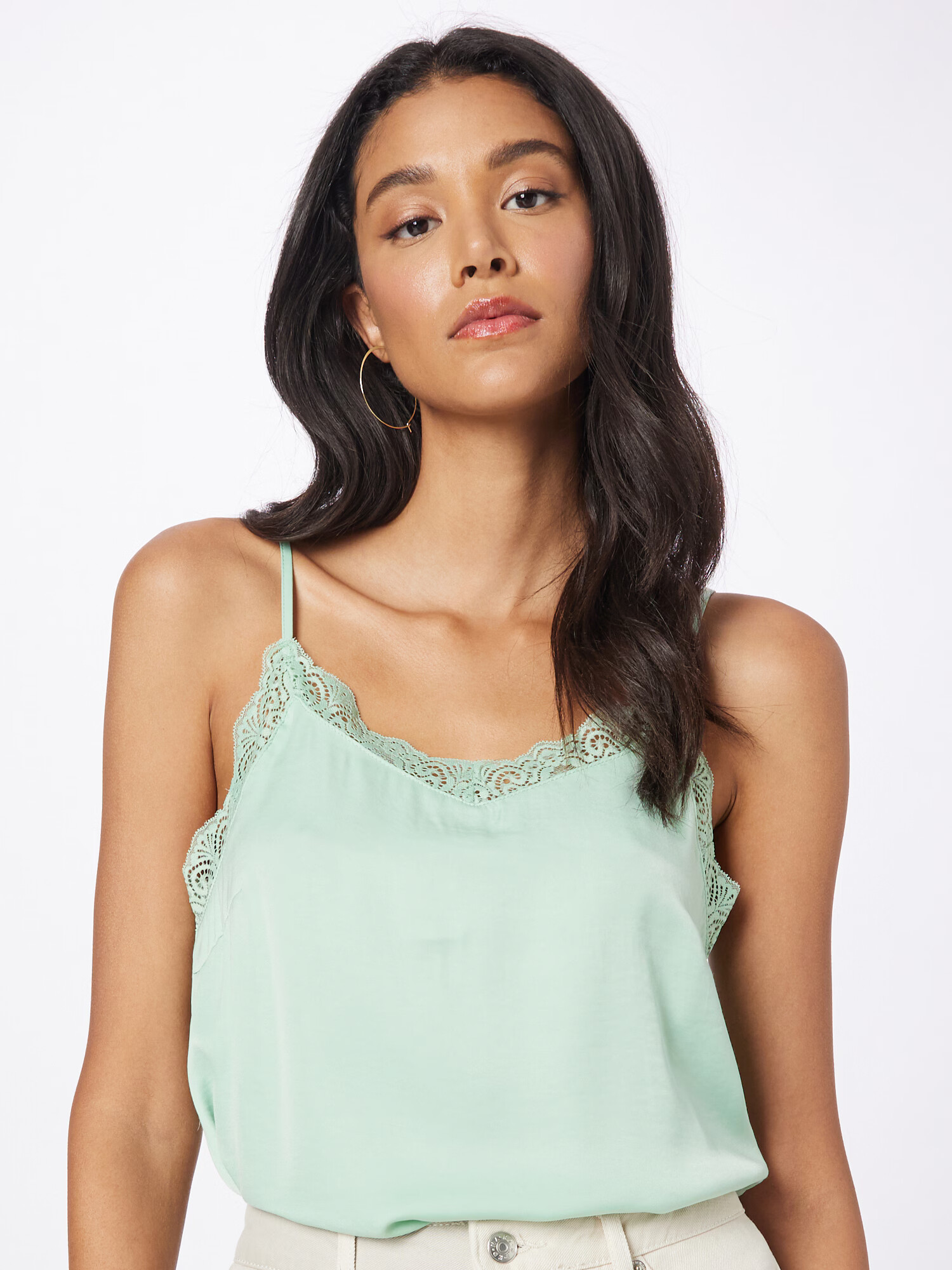 VILA Top 'Cava' verde pastel - Pled.ro