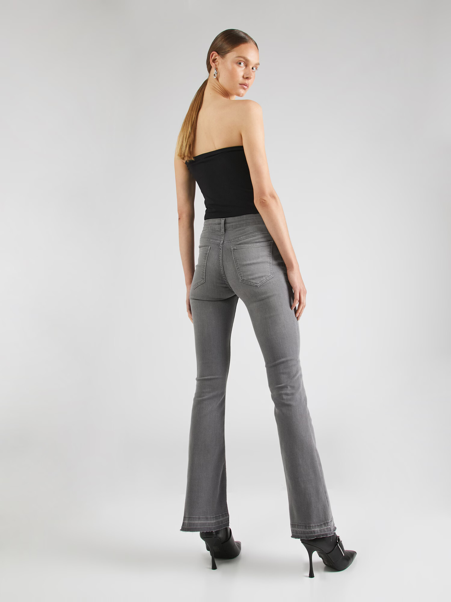 VILA Jeans 'BETTY' gri denim - Pled.ro