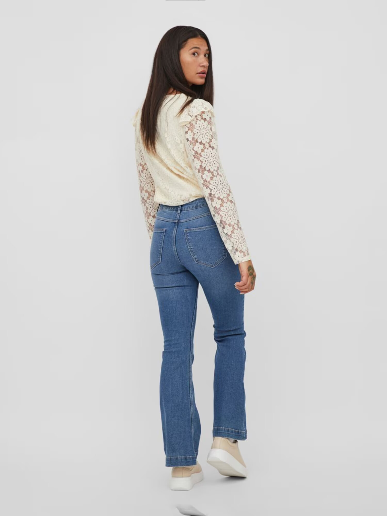 VILA Jeans 'Flour Sine' albastru denim - Pled.ro