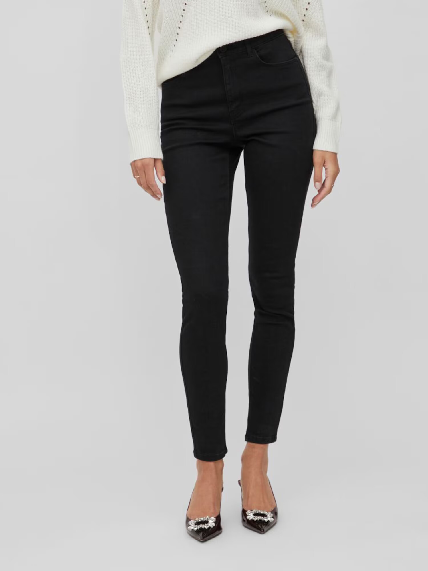 VILA Jeans negru - Pled.ro