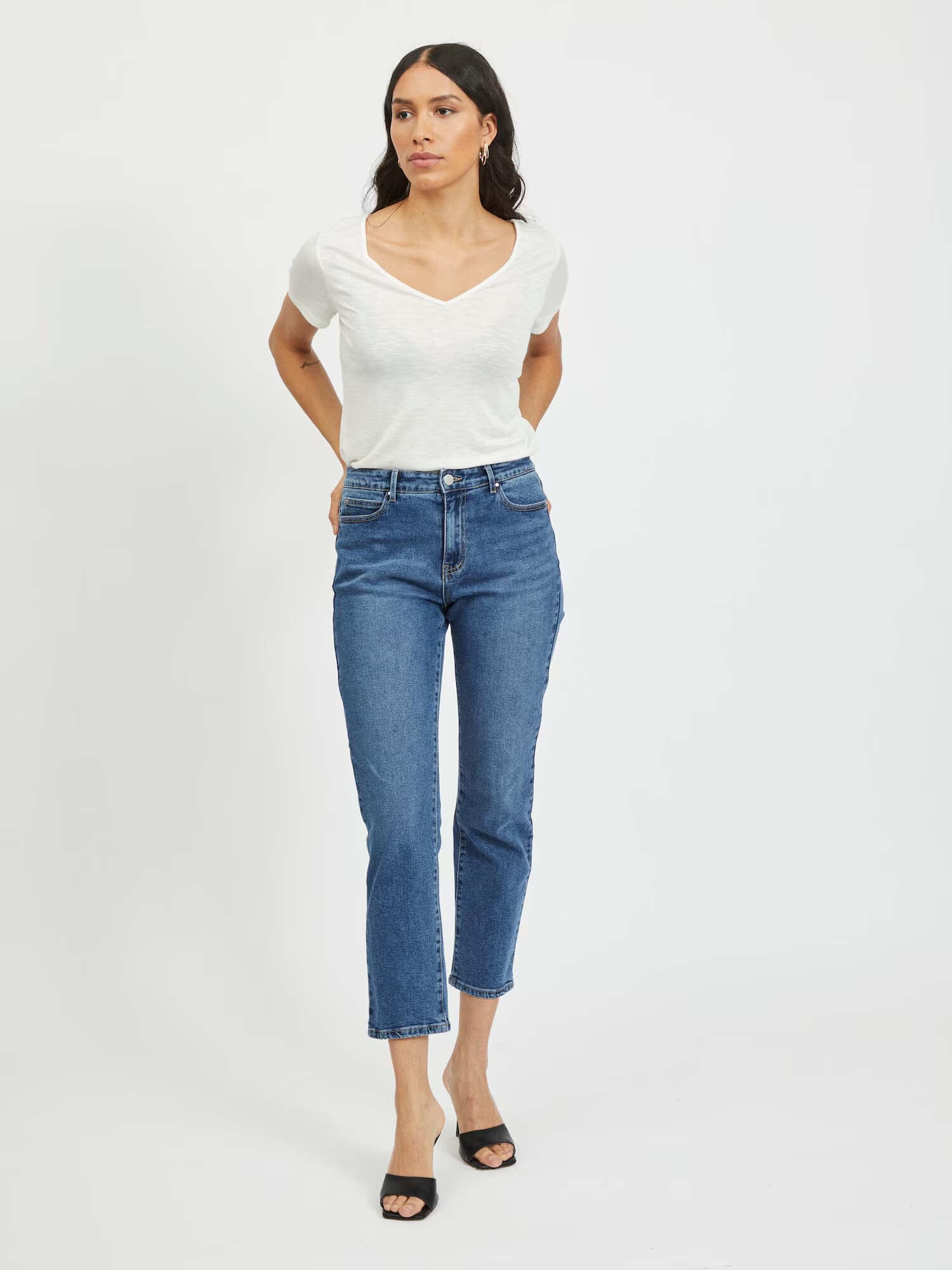 VILA Jeans 'SOMMER' albastru denim - Pled.ro