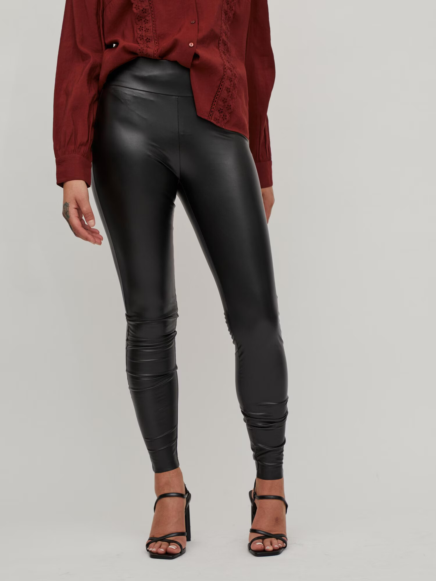 VILA Leggings 'Barb' negru - Pled.ro