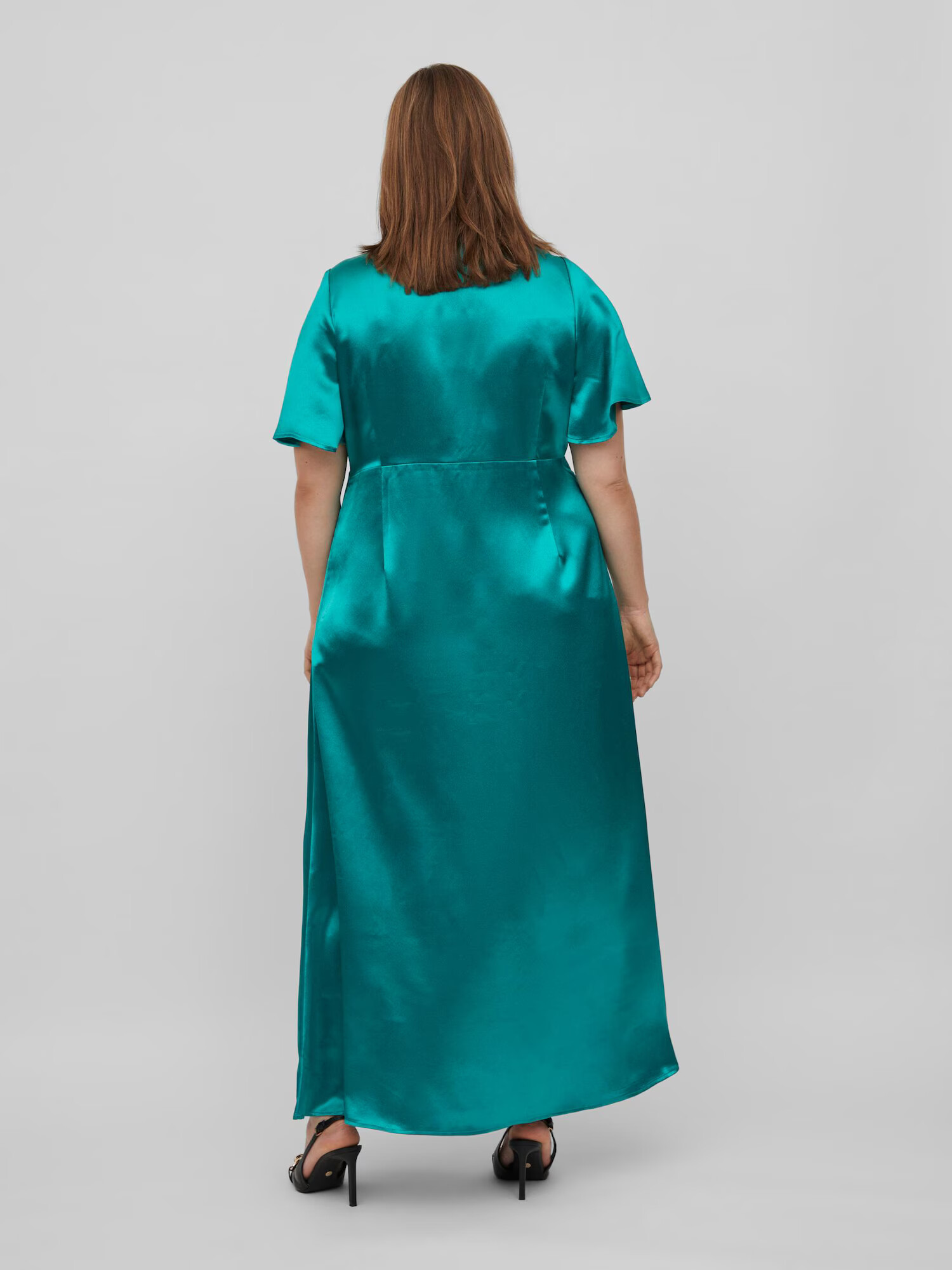 Vila Curve Rochie de seară 'Sittas' verde jad - Pled.ro