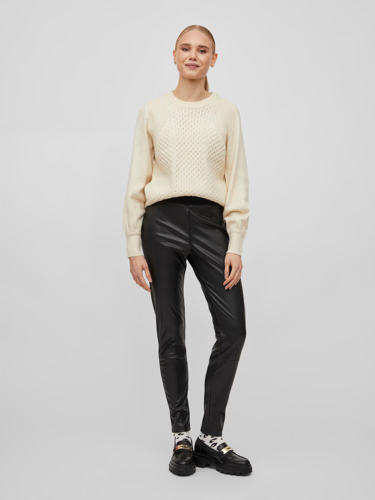 Vila Tall Leggings 'Dagmar' negru - Pled.ro