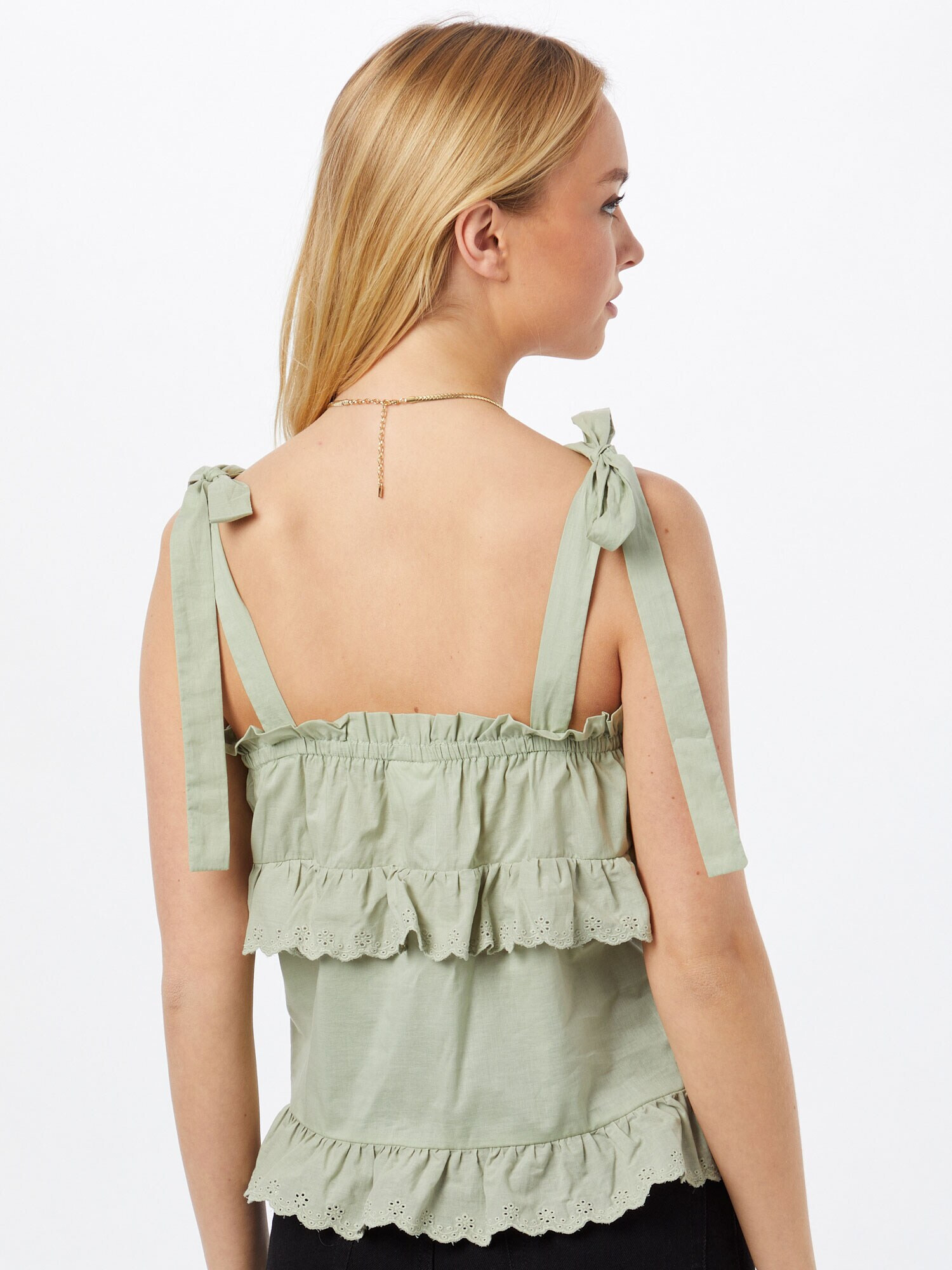 VILA Top 'GABRIELLA' verde pastel - Pled.ro