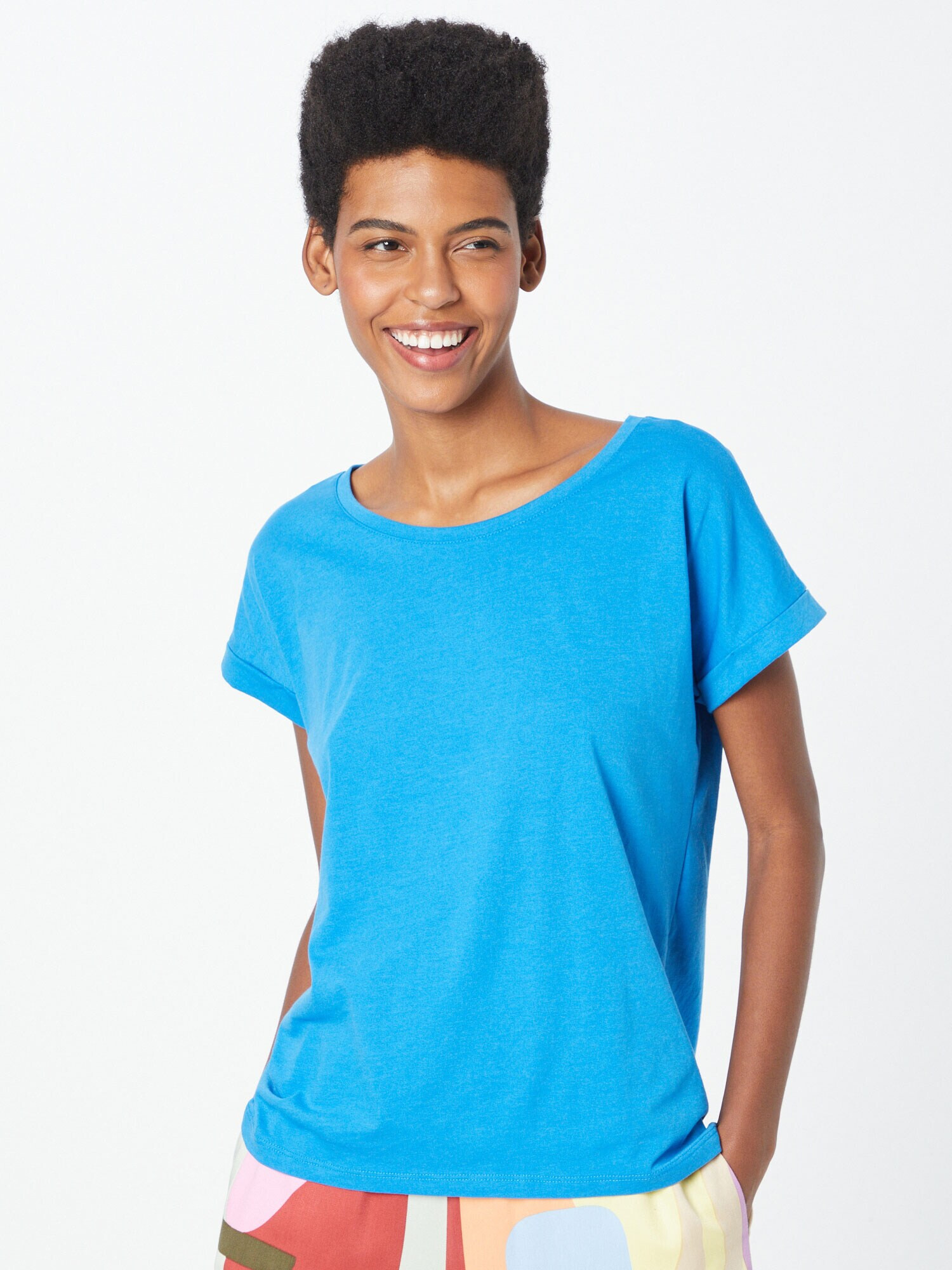 VILA Tricou 'DREAMERS' azur - Pled.ro