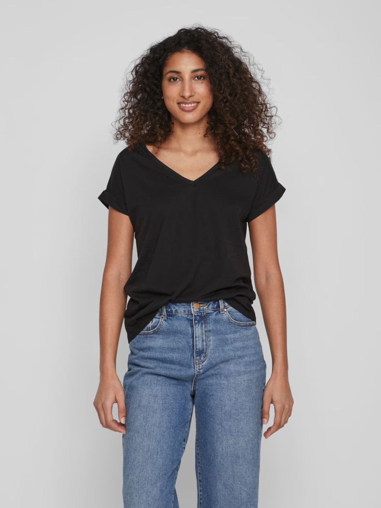 VILA Tricou 'DREAMERS' negru - Pled.ro