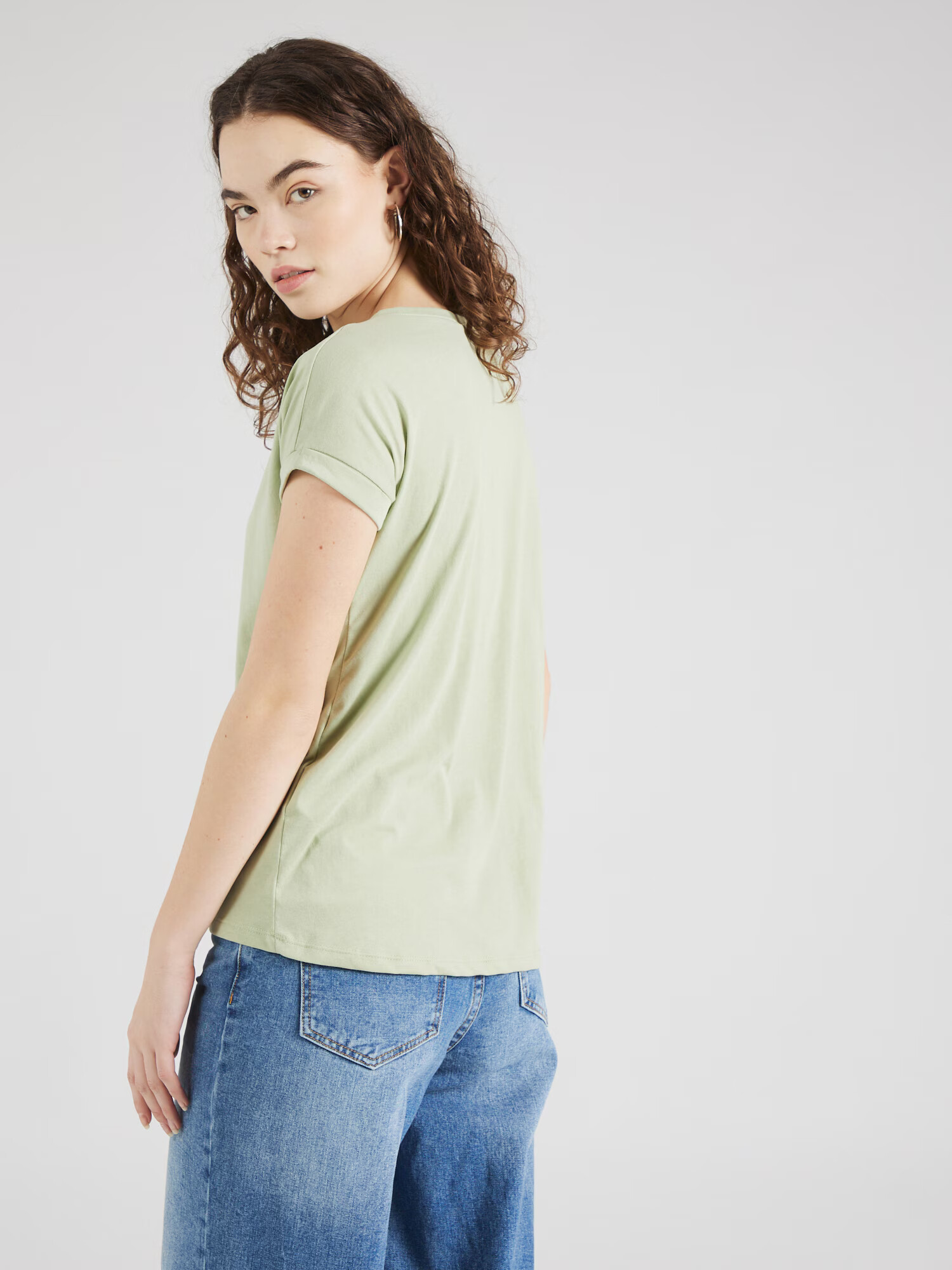 VILA Tricou 'DREAMERS' verde pastel - Pled.ro