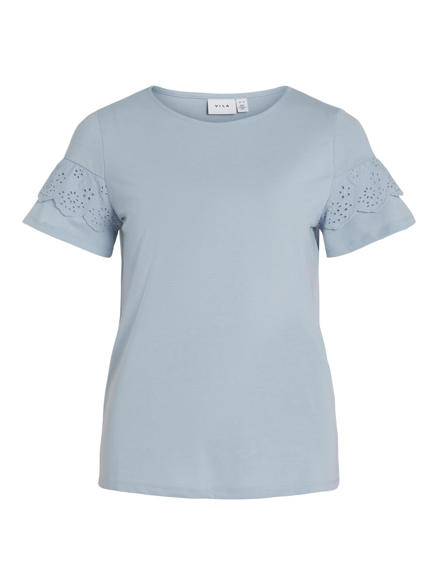 VILA Tricou 'Edena' albastru pastel - Pled.ro