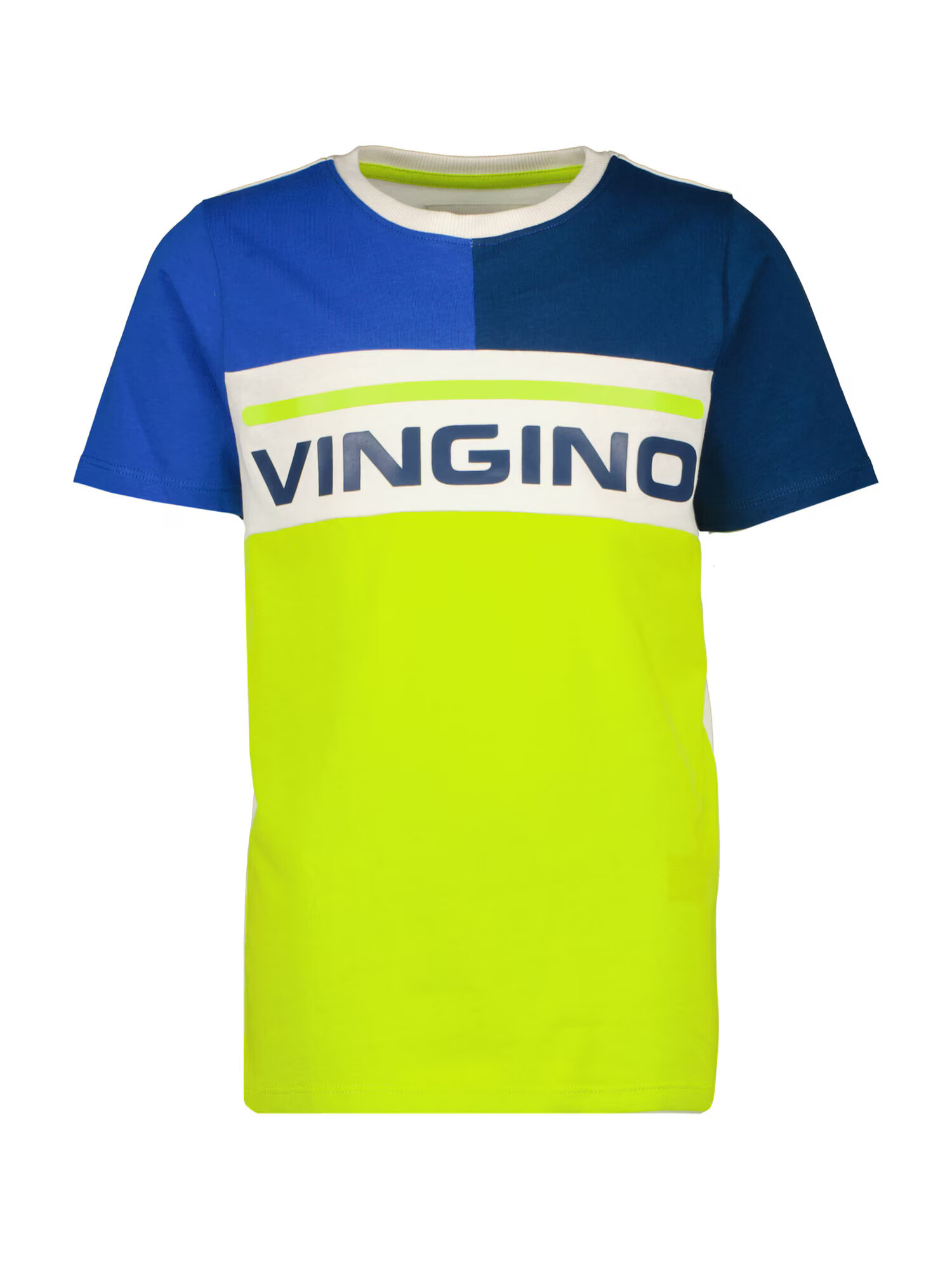 VINGINO Tricou 'HANO' bleumarin / albastru închis / verde stuf / alb - Pled.ro