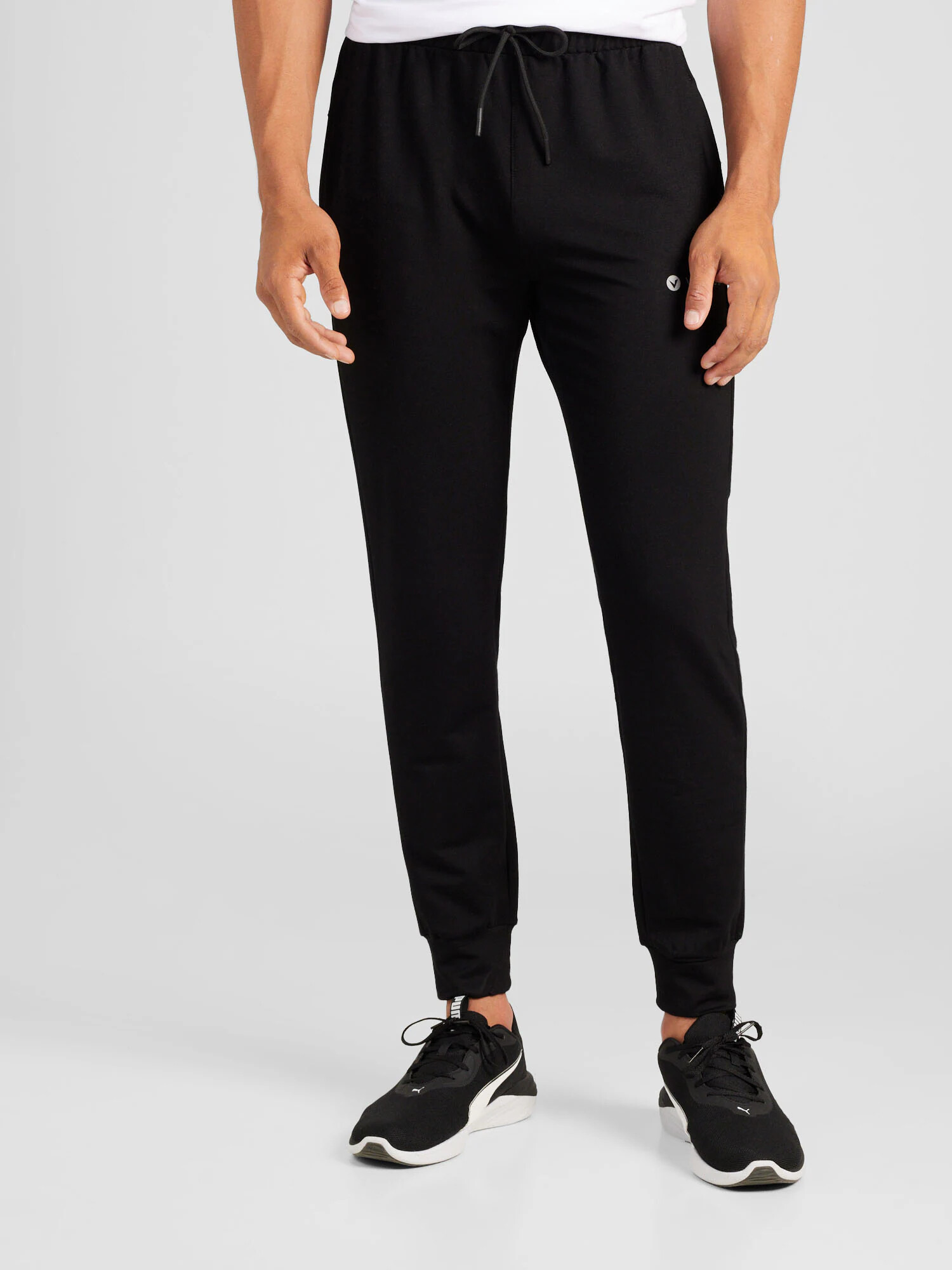 Virtus Pantaloni sport 'Streat' negru / alb - Pled.ro