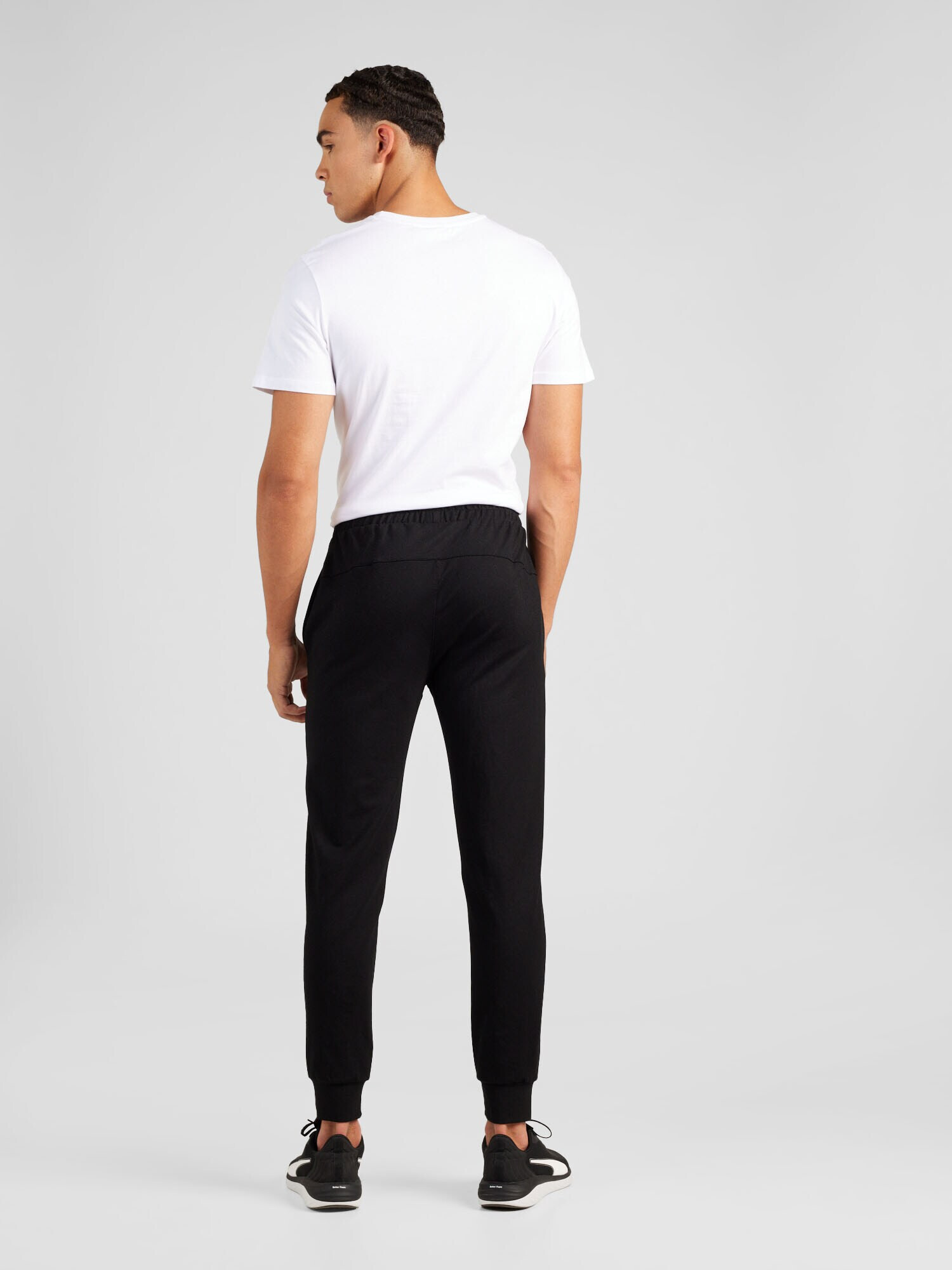 Virtus Pantaloni sport 'Streat' negru / alb - Pled.ro