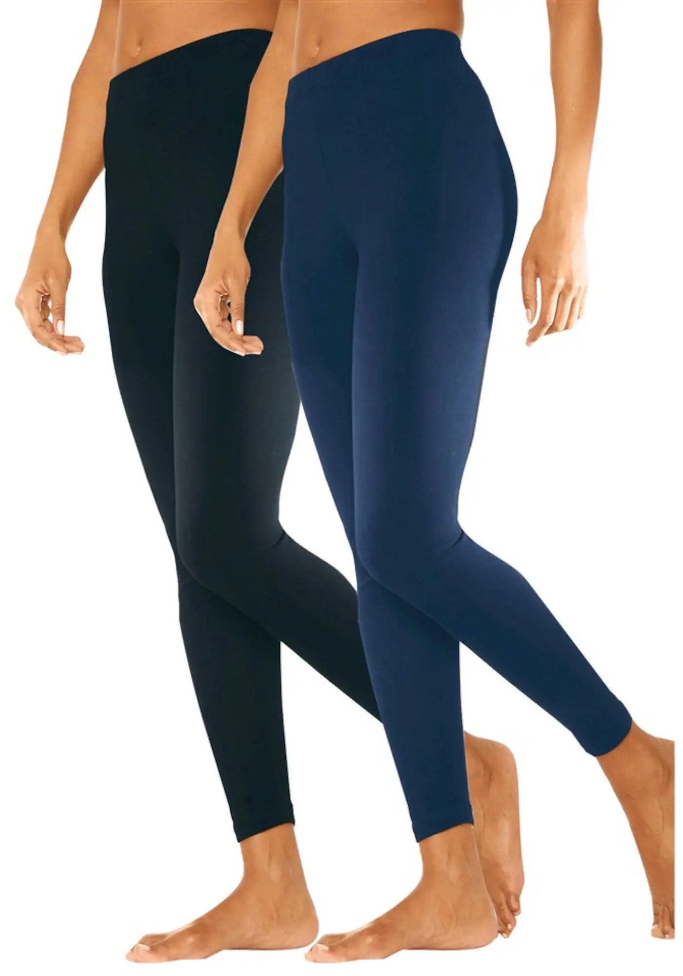 VIVANCE Leggings albastru marin / negru - Pled.ro