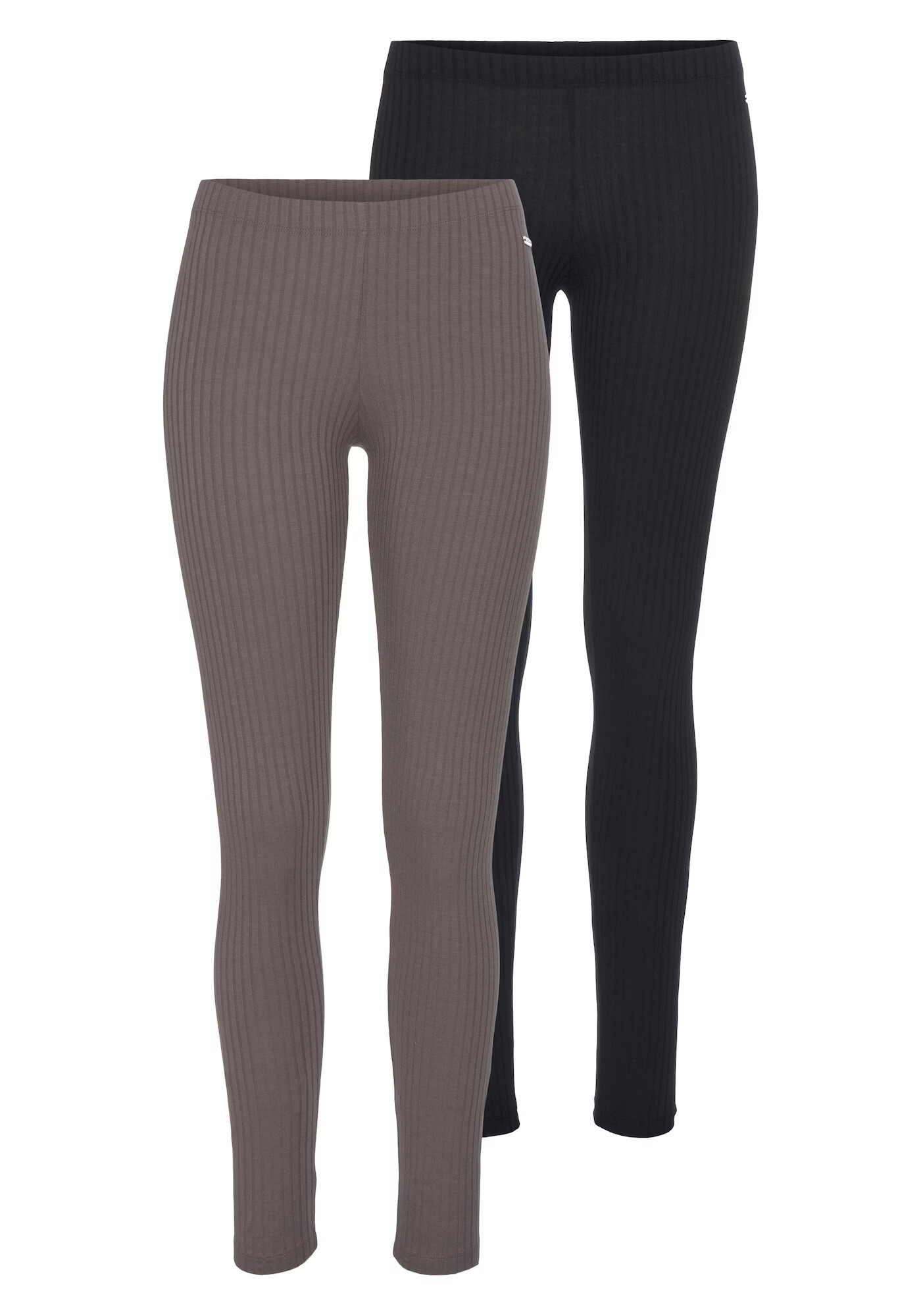 VIVANCE Leggings '' gri taupe / negru - Pled.ro