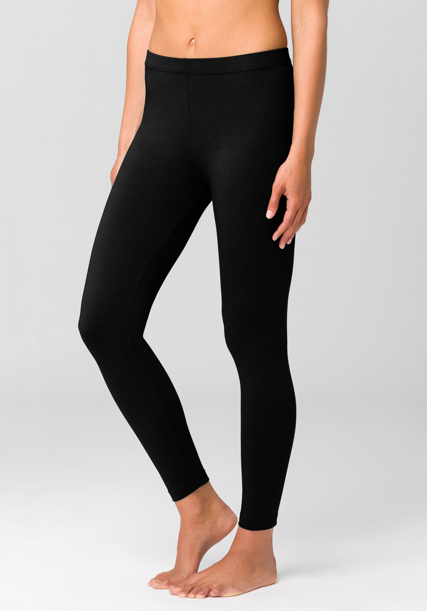 VIVANCE Leggings negru / alb - Pled.ro