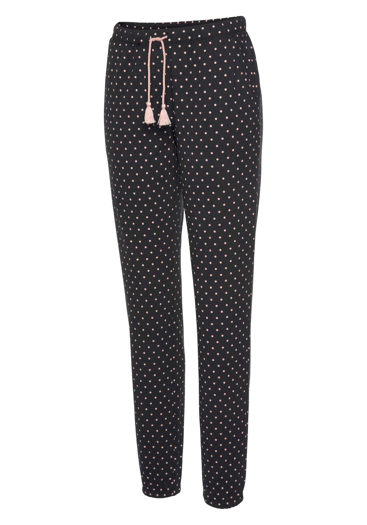 VIVANCE Pantaloni de pijama roz / negru - Pled.ro