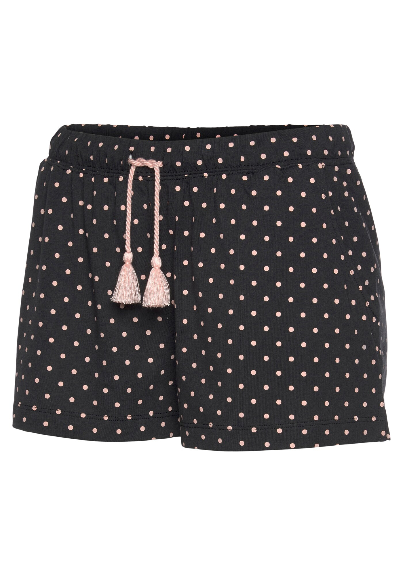 VIVANCE Pantaloni de pijama roz pastel / negru - Pled.ro