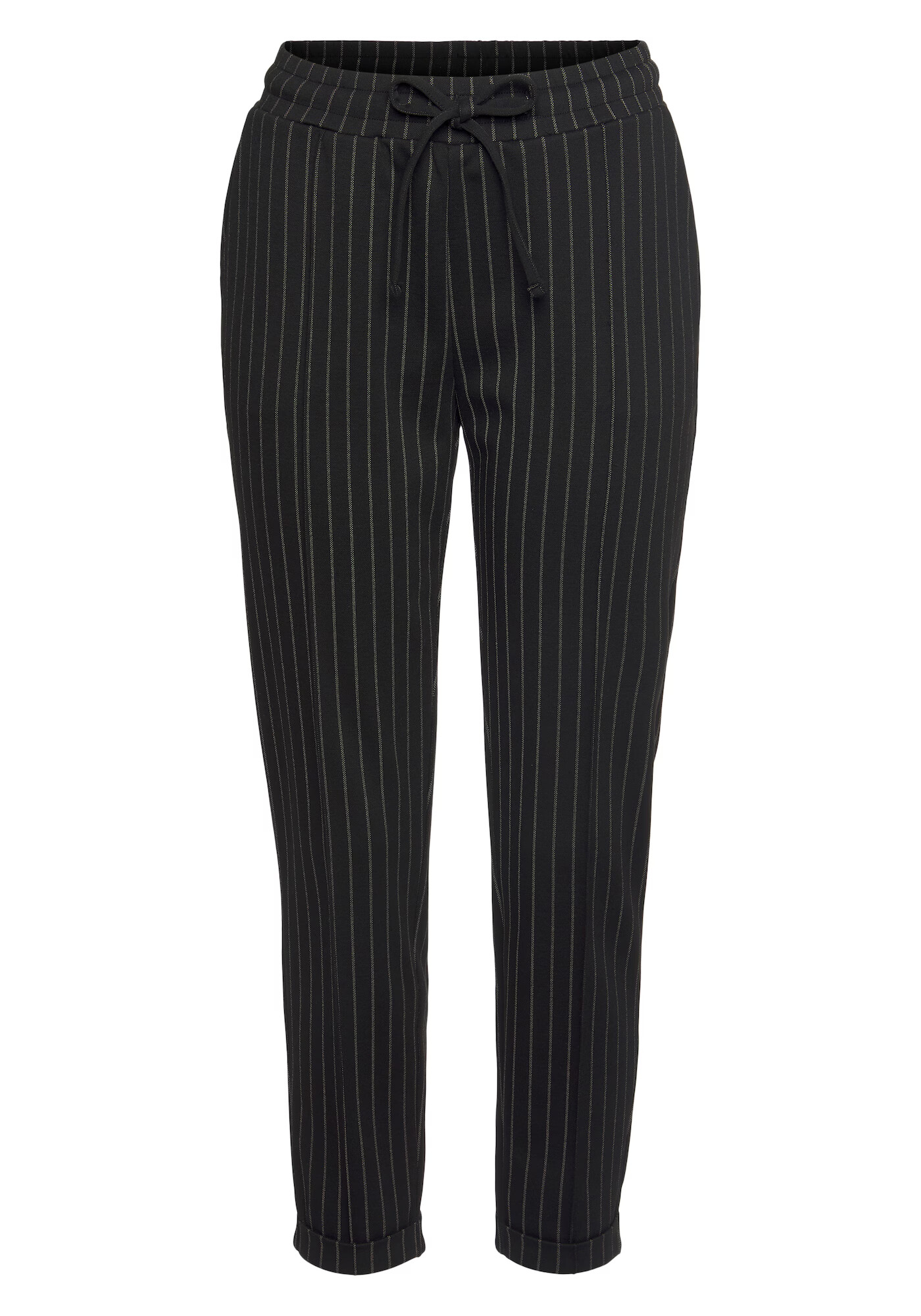 VIVANCE Pantaloni negru / alb - Pled.ro