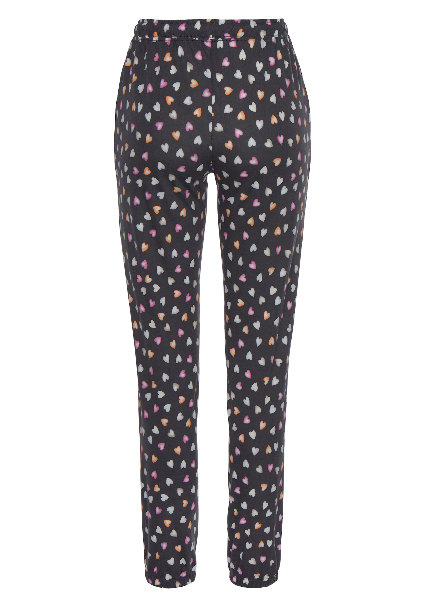 VIVANCE Pijama 'Love' mov liliachiu / negru - Pled.ro