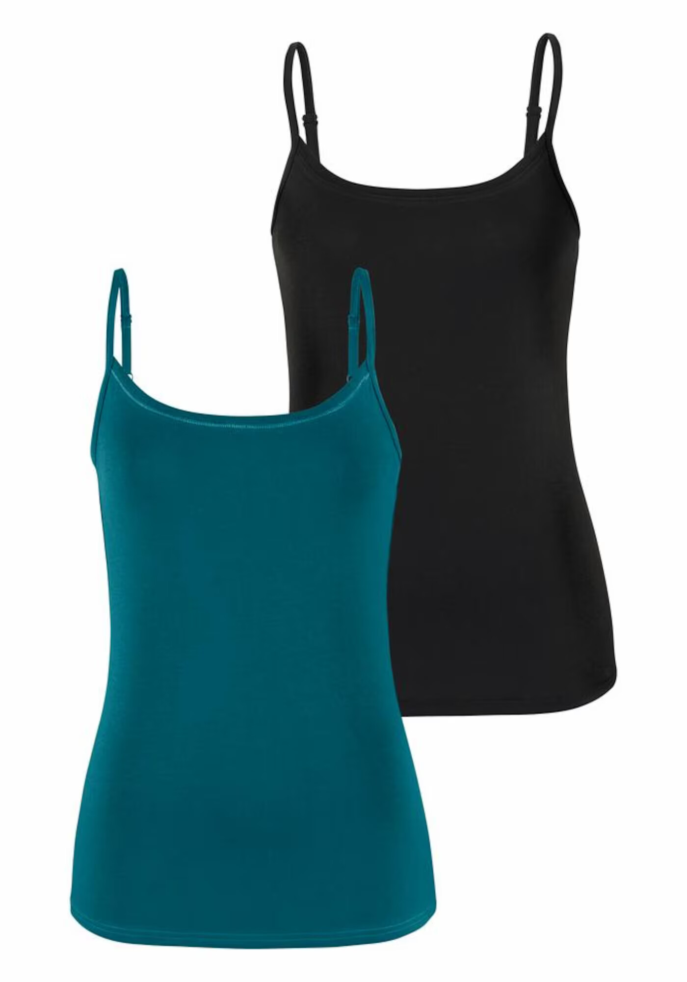 VIVANCE Top verde petrol / negru - Pled.ro