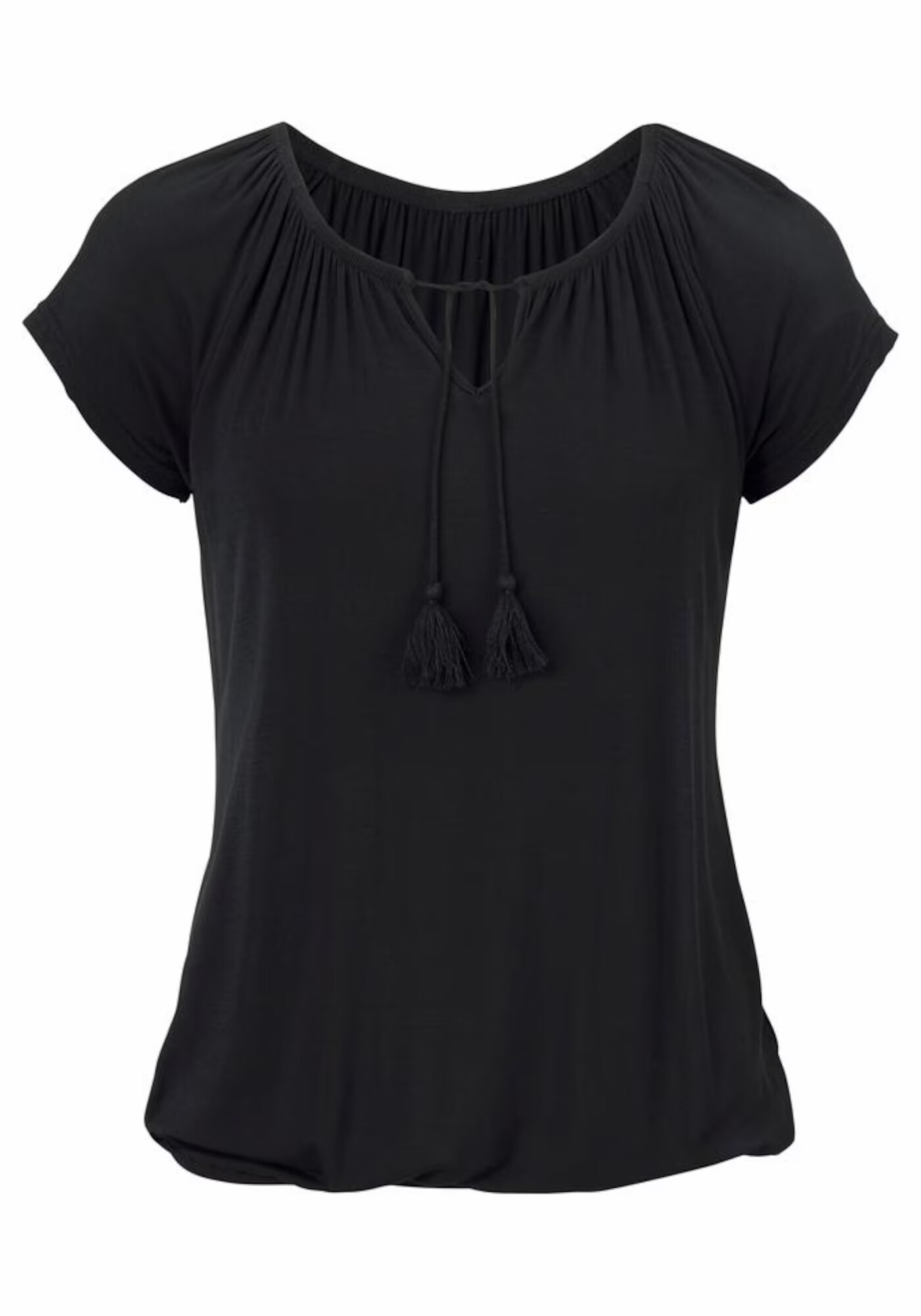 VIVANCE Tricou crem / negru - Pled.ro