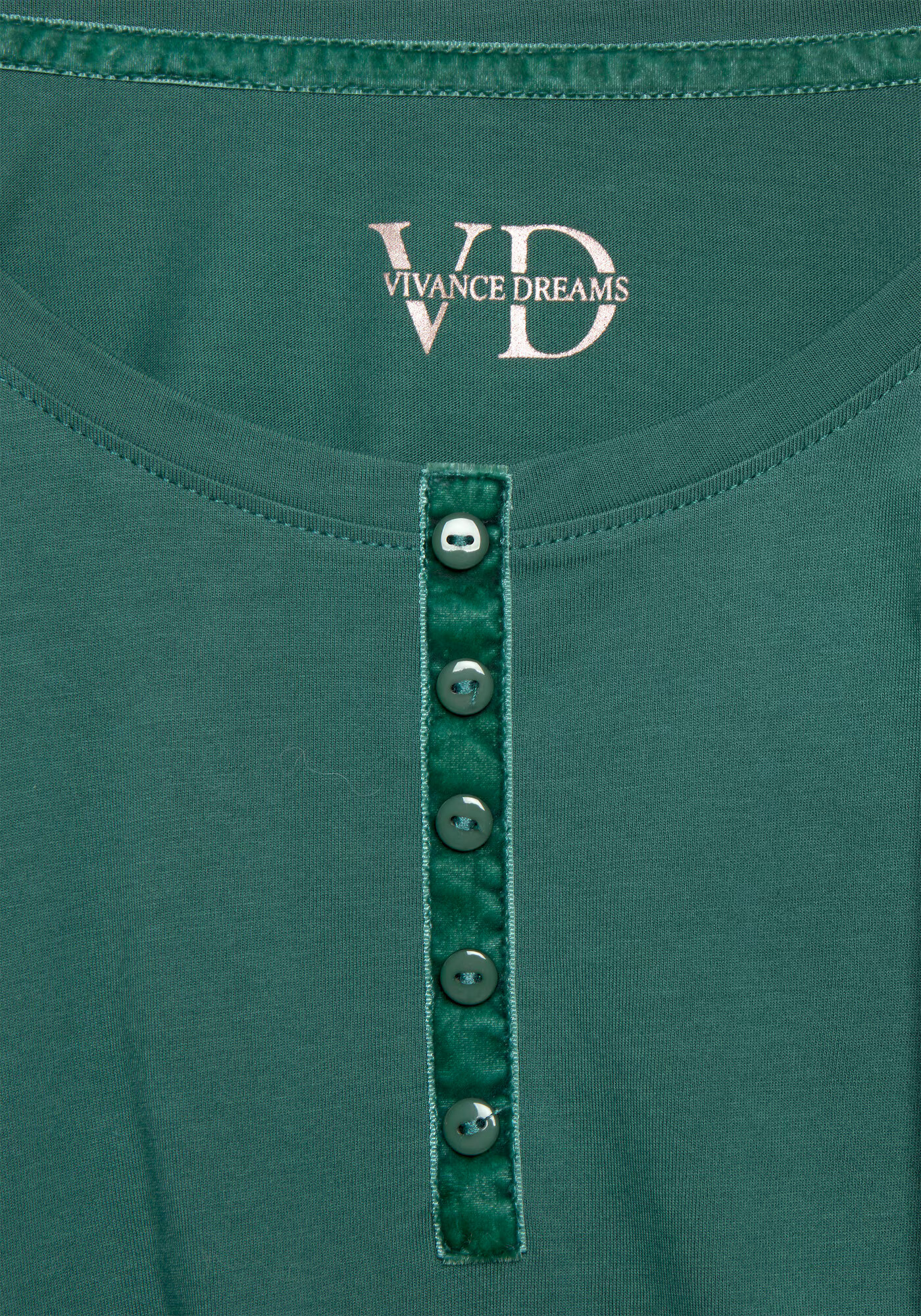 VIVANCE Tricou 'Dreams' verde - Pled.ro