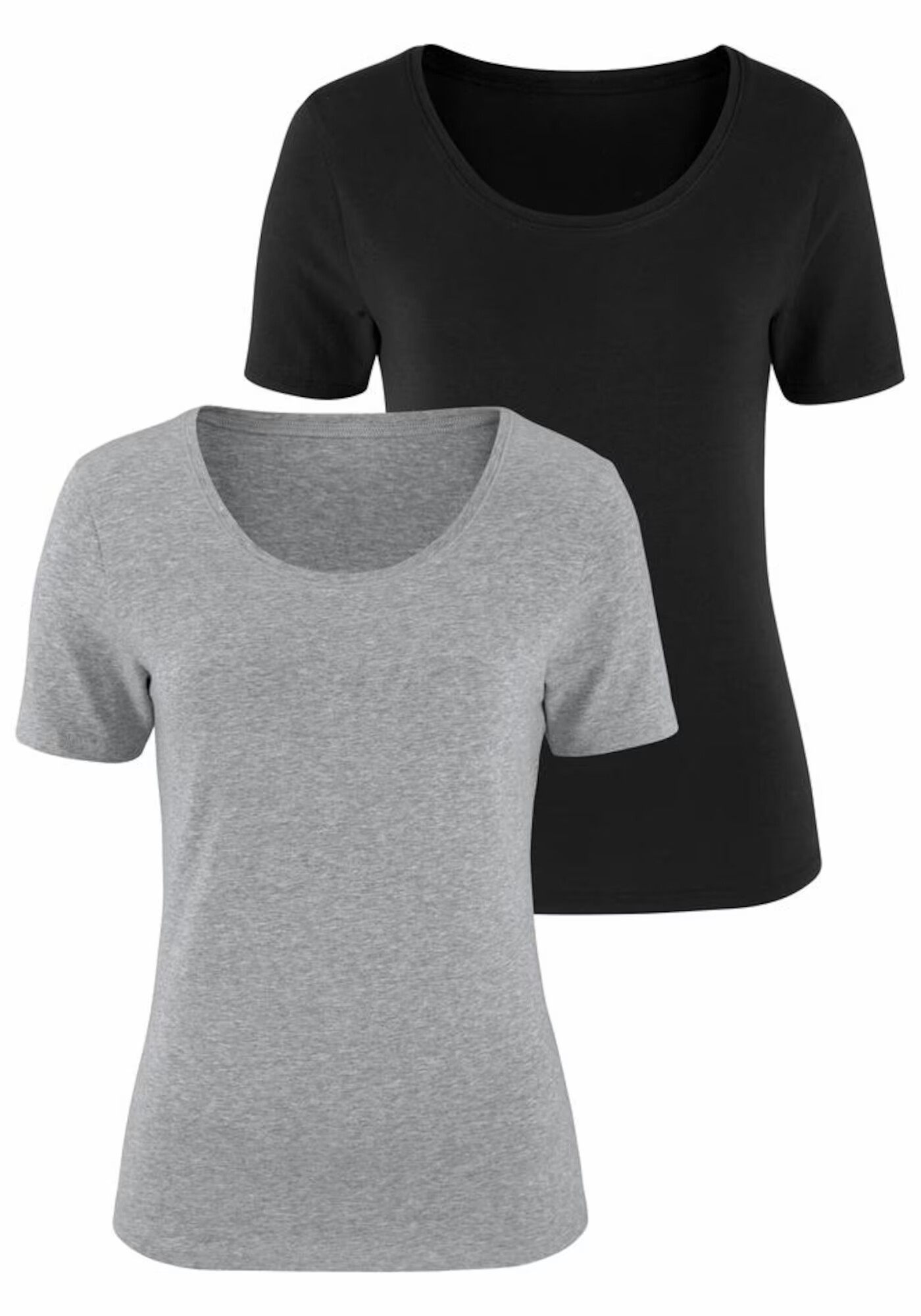 VIVANCE Tricou gri / negru - Pled.ro