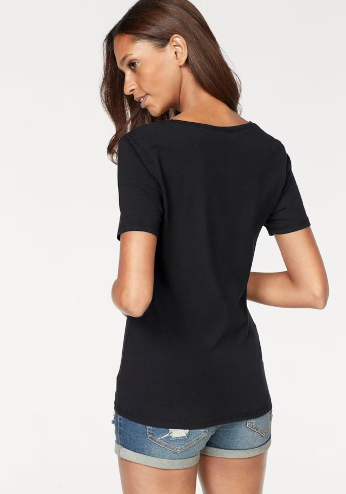 VIVANCE Tricou negru / alb - Pled.ro