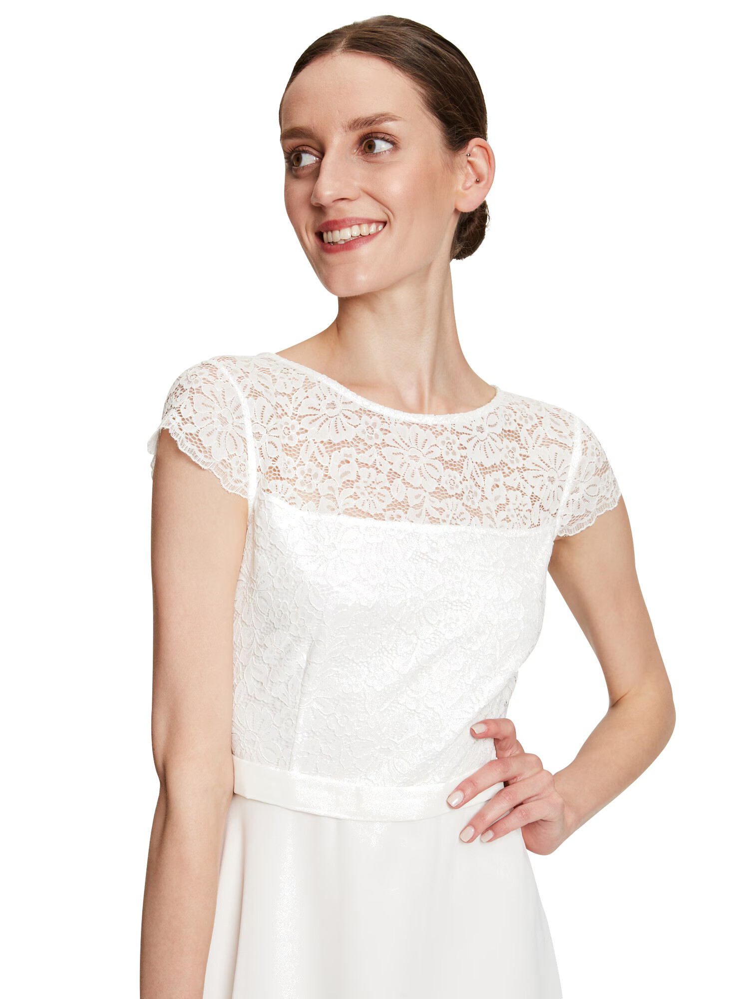 VM Vera Mont Rochie de cocktail alb - Pled.ro