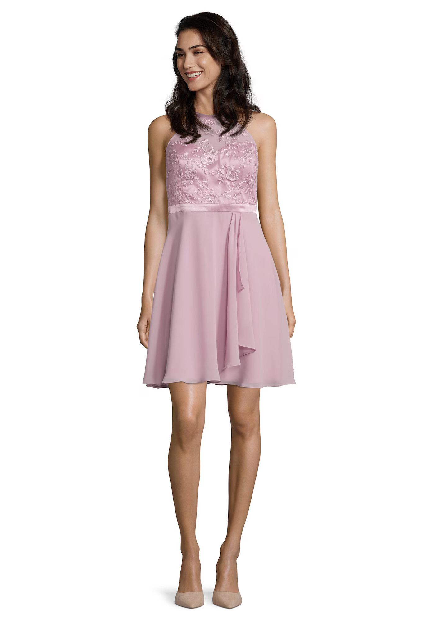 VM Vera Mont Rochie de cocktail roz - Pled.ro