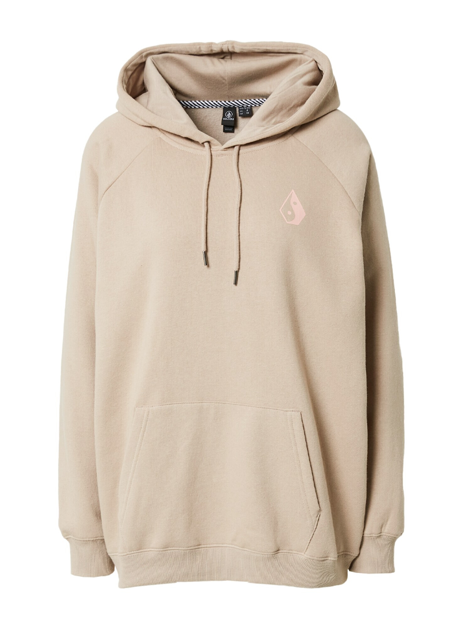 Volcom Bluză de molton 'Truly Stocked' albastru pastel / gri taupe / roz - Pled.ro