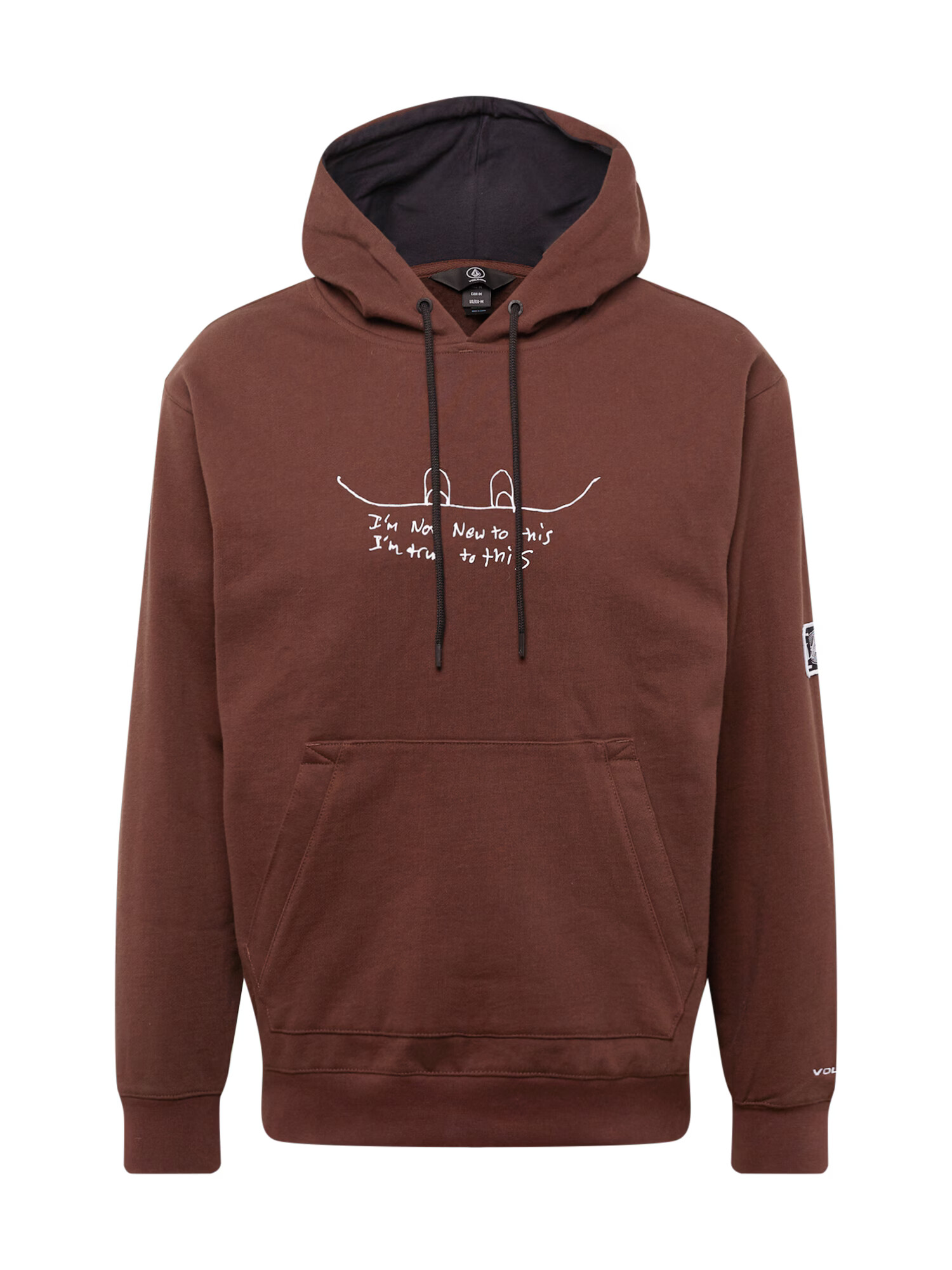 Volcom Hanorac sport maro / alb - Pled.ro